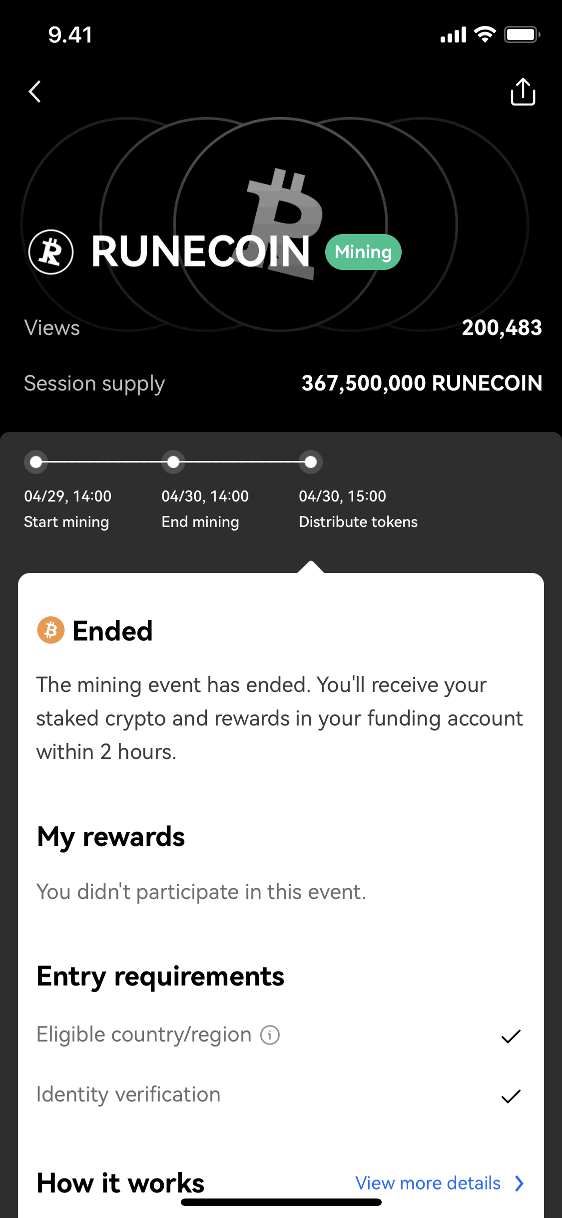 OKX iOS Finance interface screenshot 24