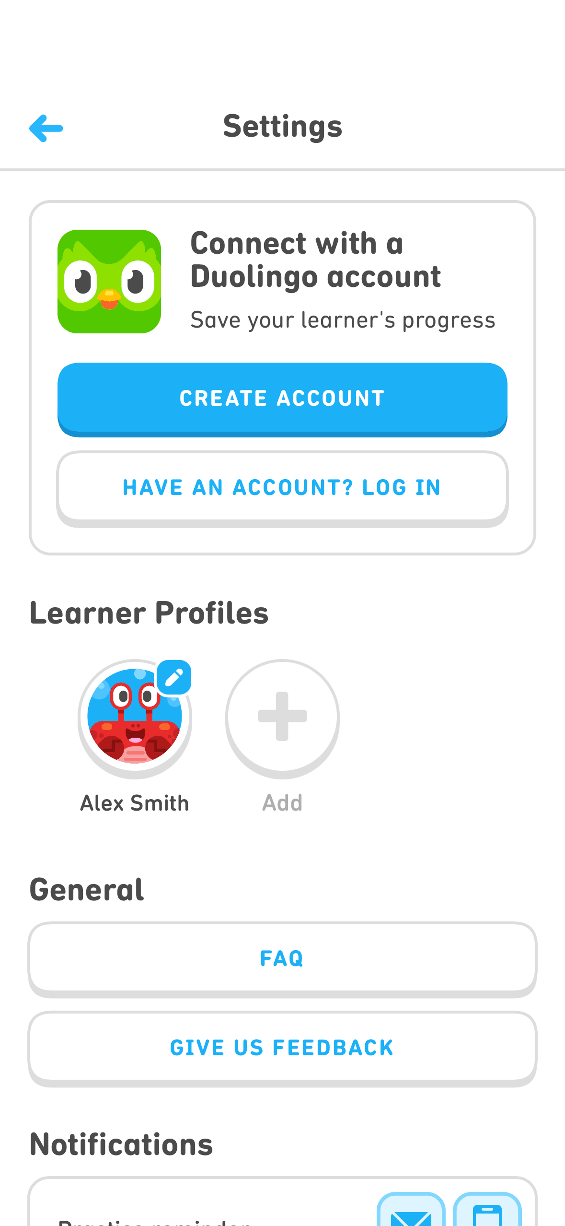 Duolingo ABC iOS Education interface screenshot 5