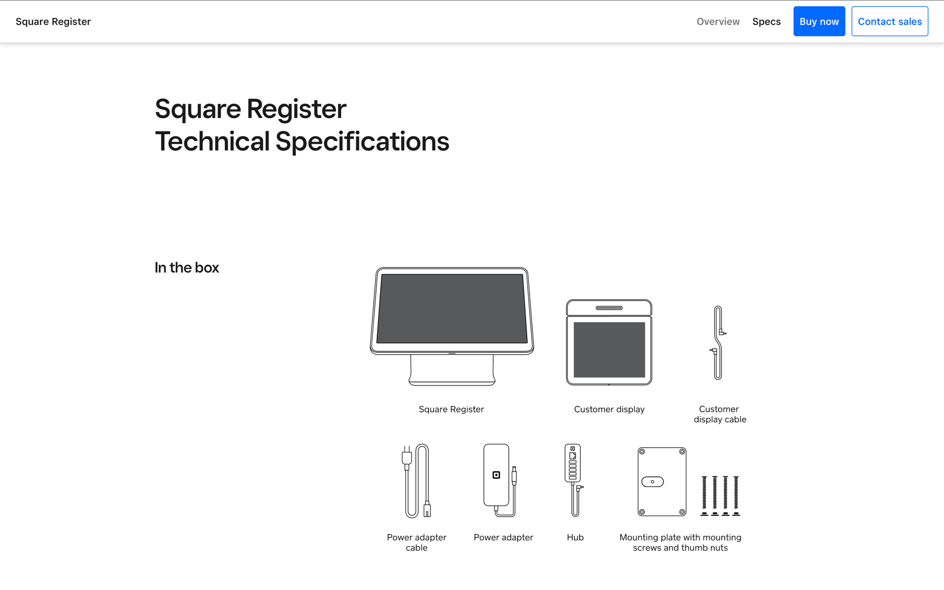 Square Web Finance interface screenshot 18