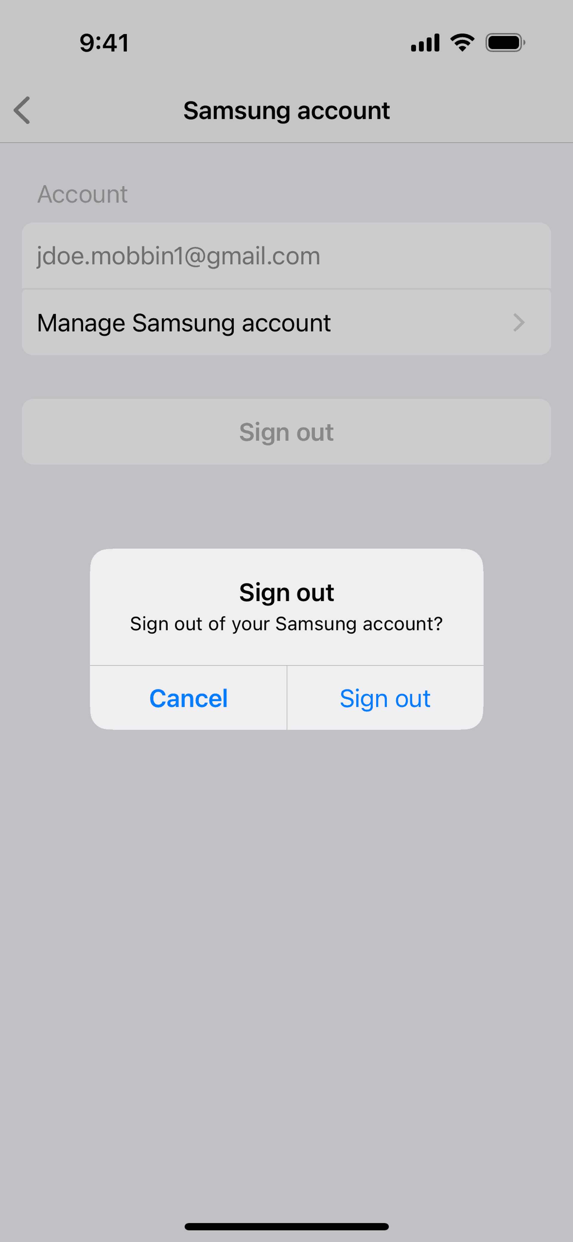 SmartThings iOS Productivity interface screenshot 24