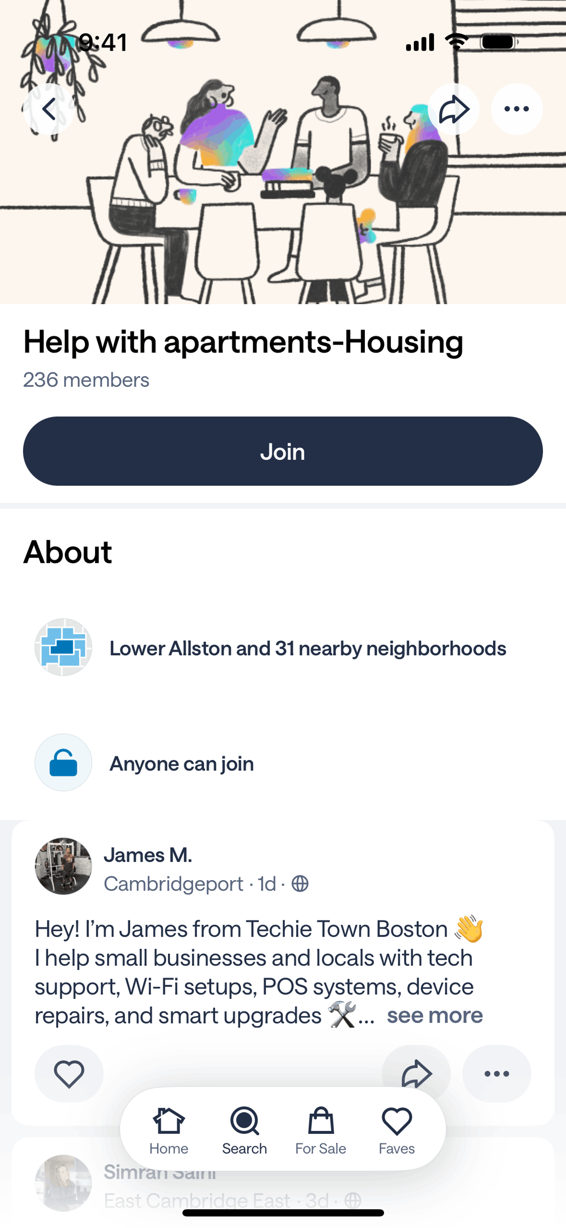 Nextdoor iOS Social Networking interface screenshot 9