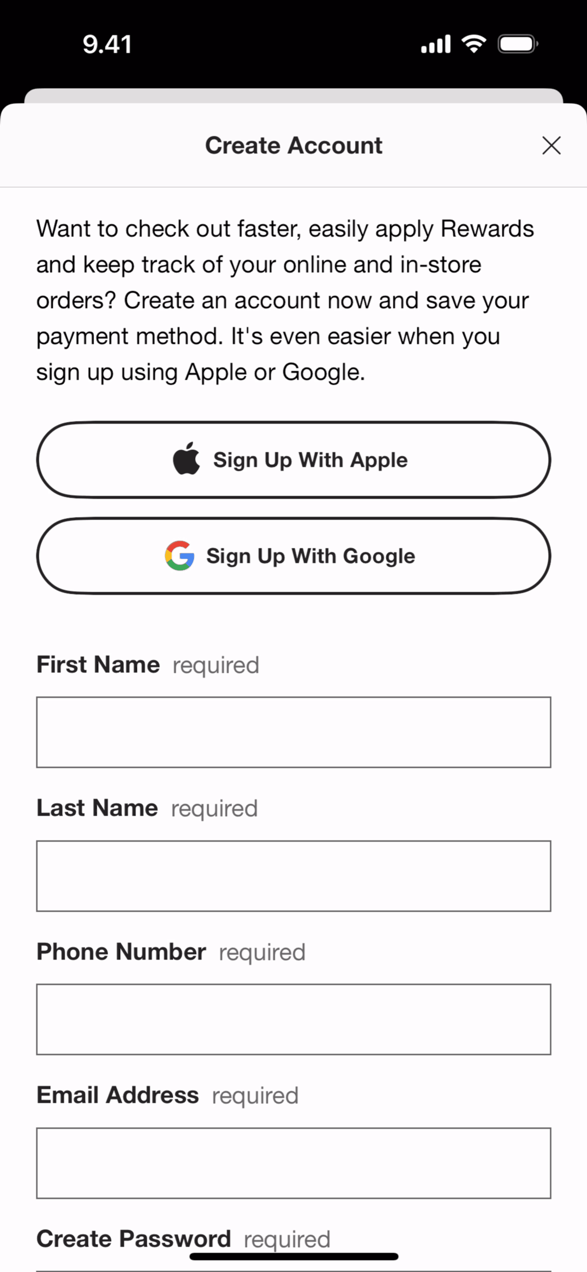 Crate & Barrel iOS Shopping interface screenshot 5