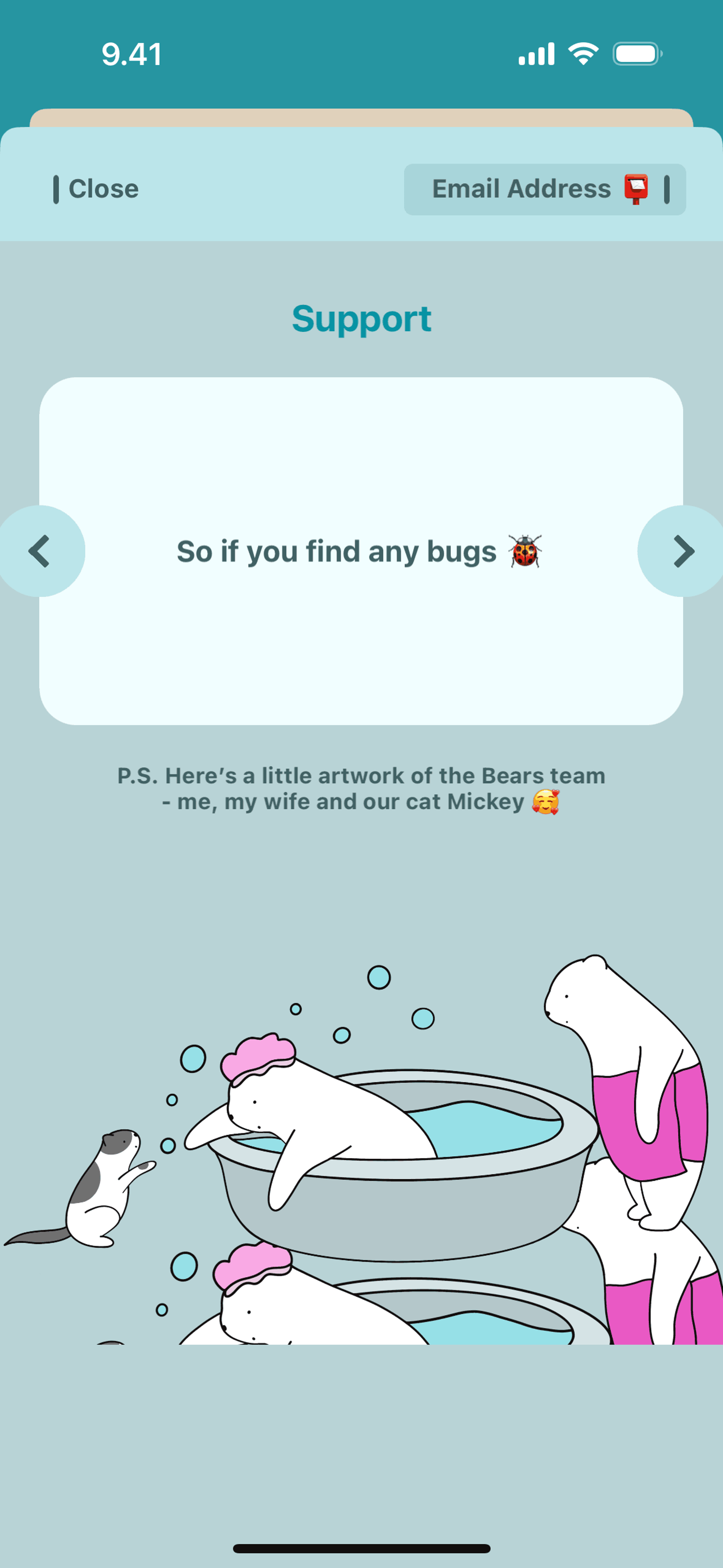 Bears Gratitude iOS Health & Fitness interface screenshot 17