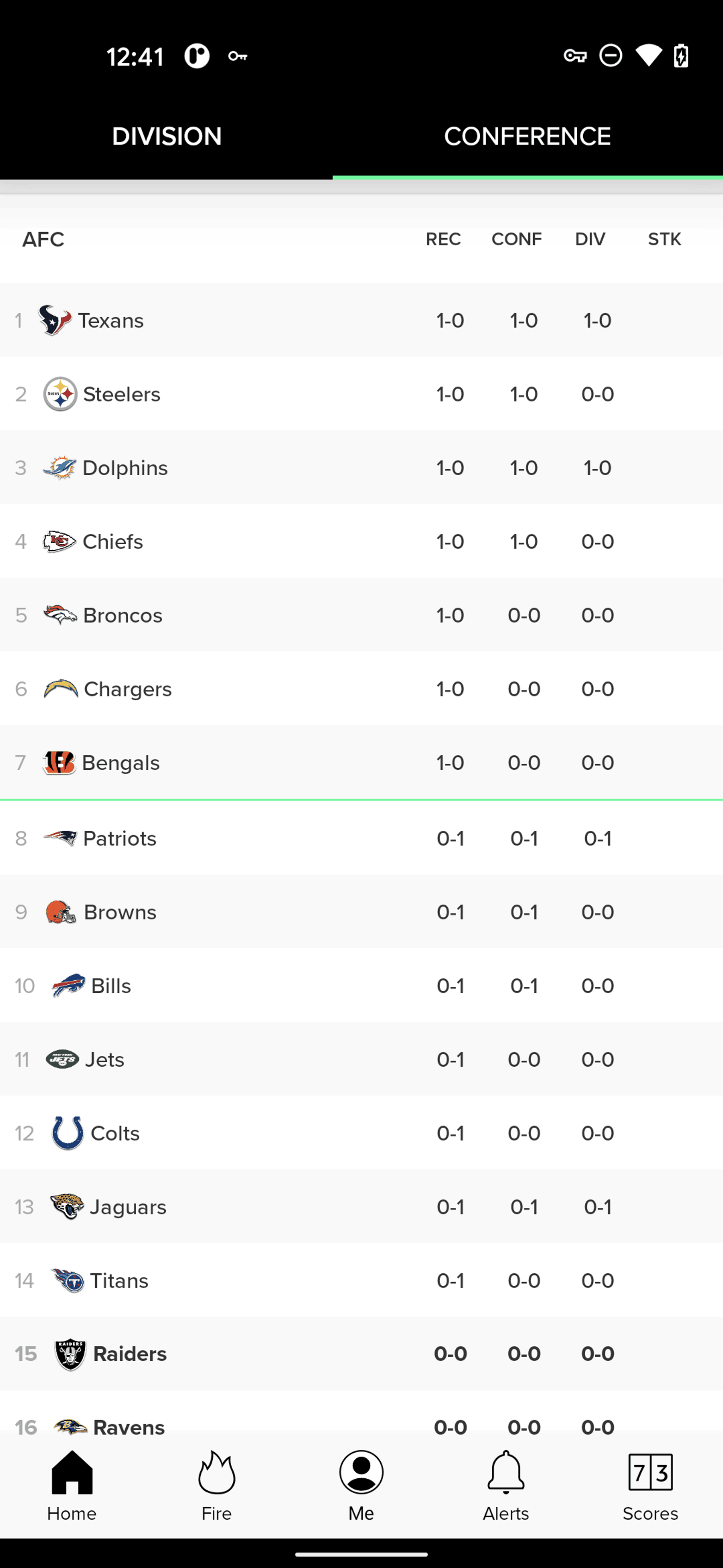 Bleacher Report Android Sports interface screenshot 22