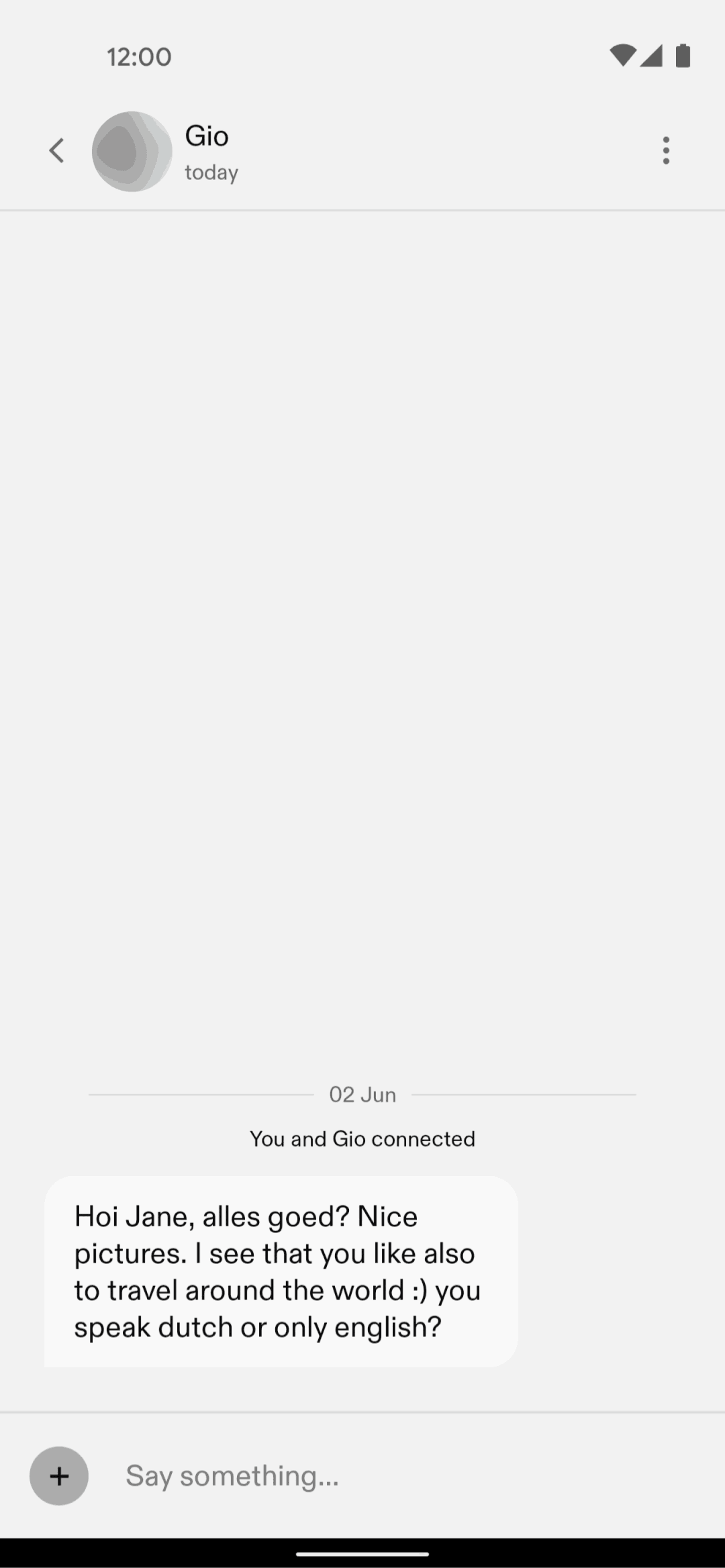 Feeld Android Communication interface screenshot 6