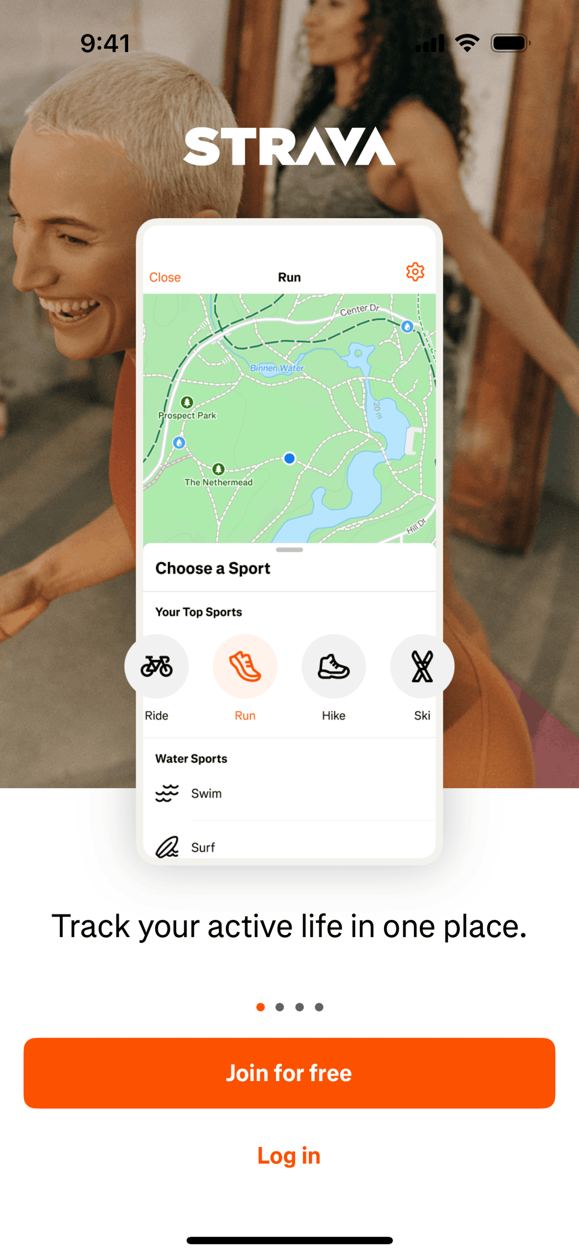 Strava iOS Health & Fitness interface screenshot 3