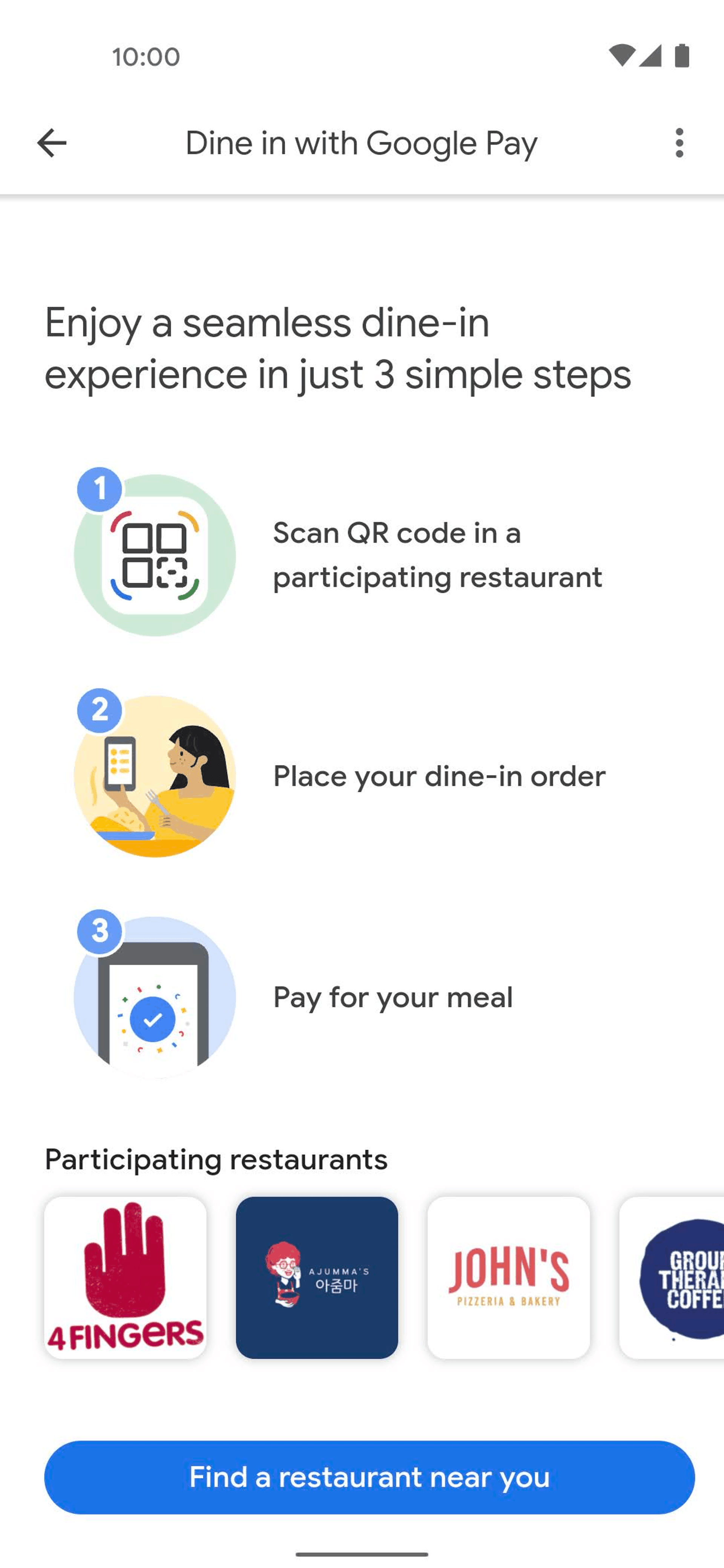 Google Pay Android Finance interface screenshot 5