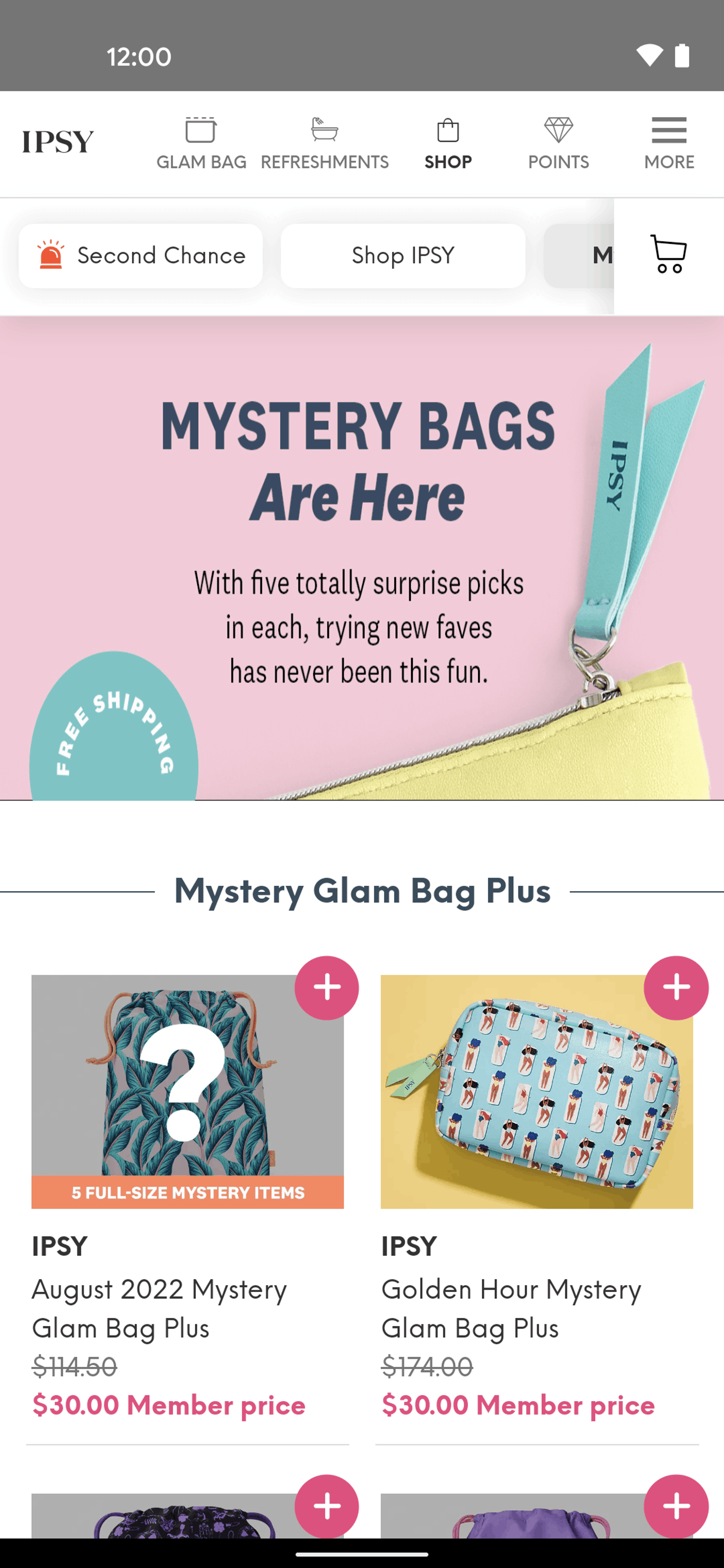 IPSY Android Shopping interface screenshot 24