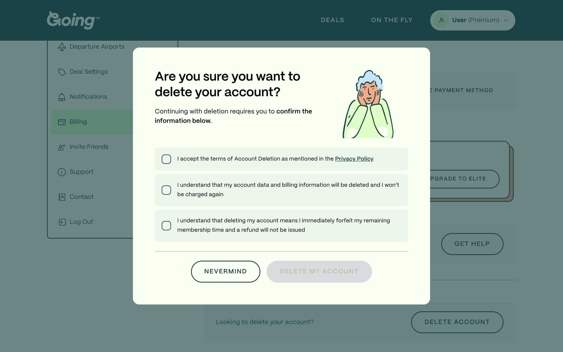 Going Web Travel & Transportation interface screenshot 12
