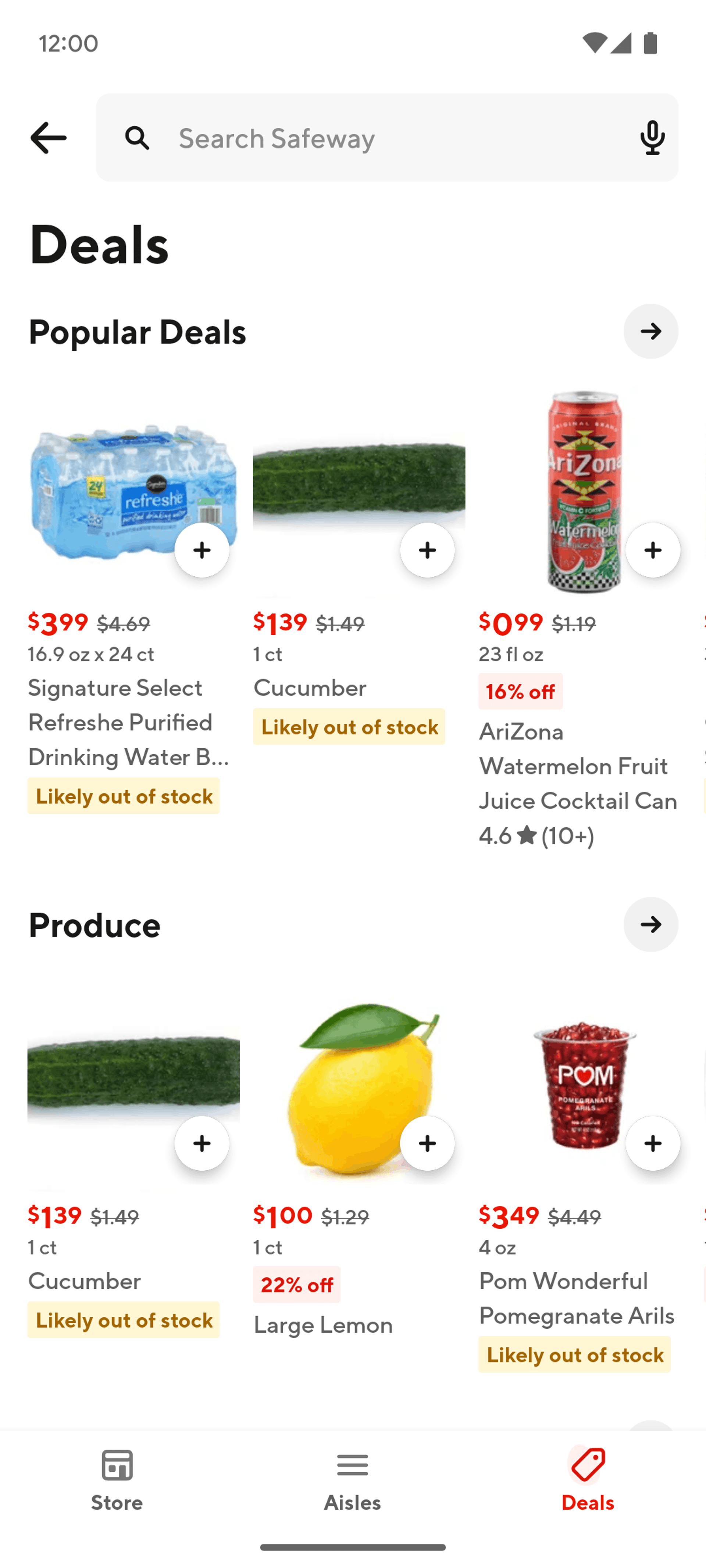 DoorDash Android Shopping interface screenshot 16