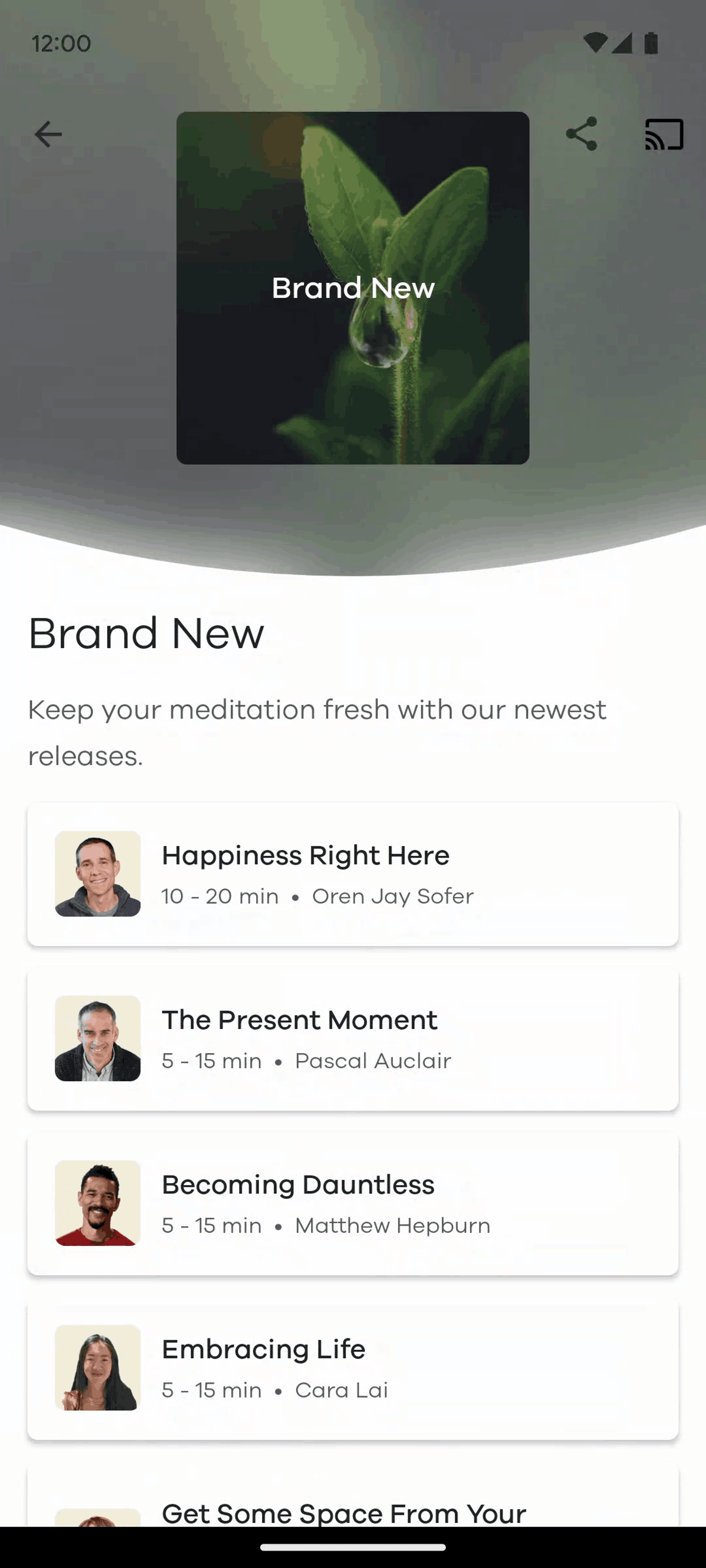 Ten Percent Happier Android Health & Fitness interface screenshot 23