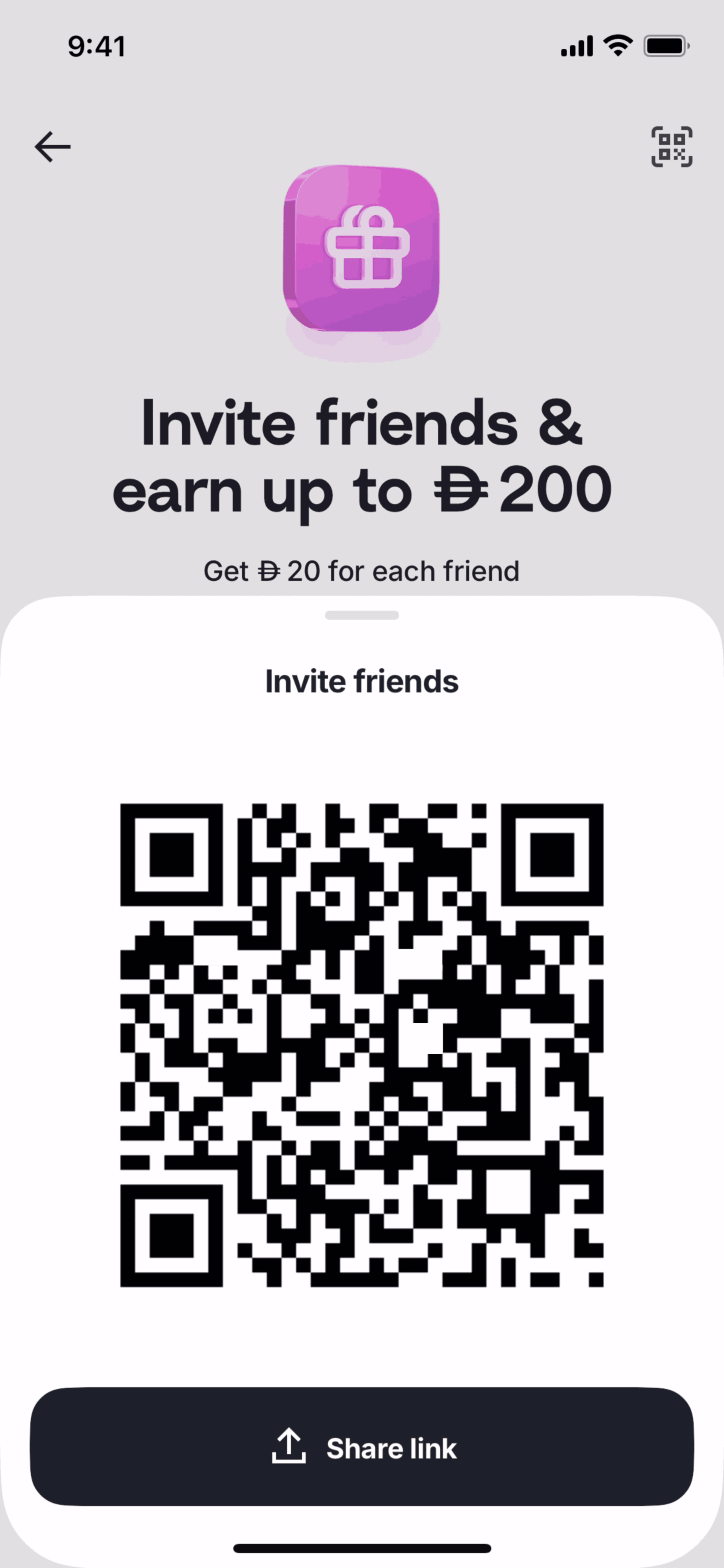 Tabby iOS Finance interface screenshot 21