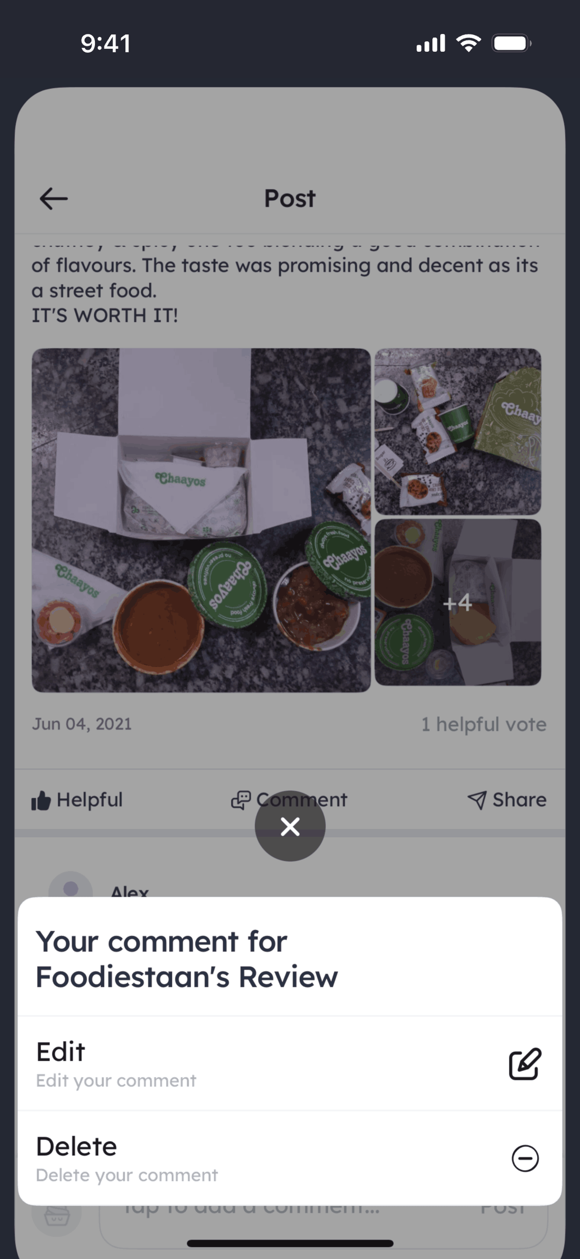 Zomato iOS Food & Drink interface screenshot 11