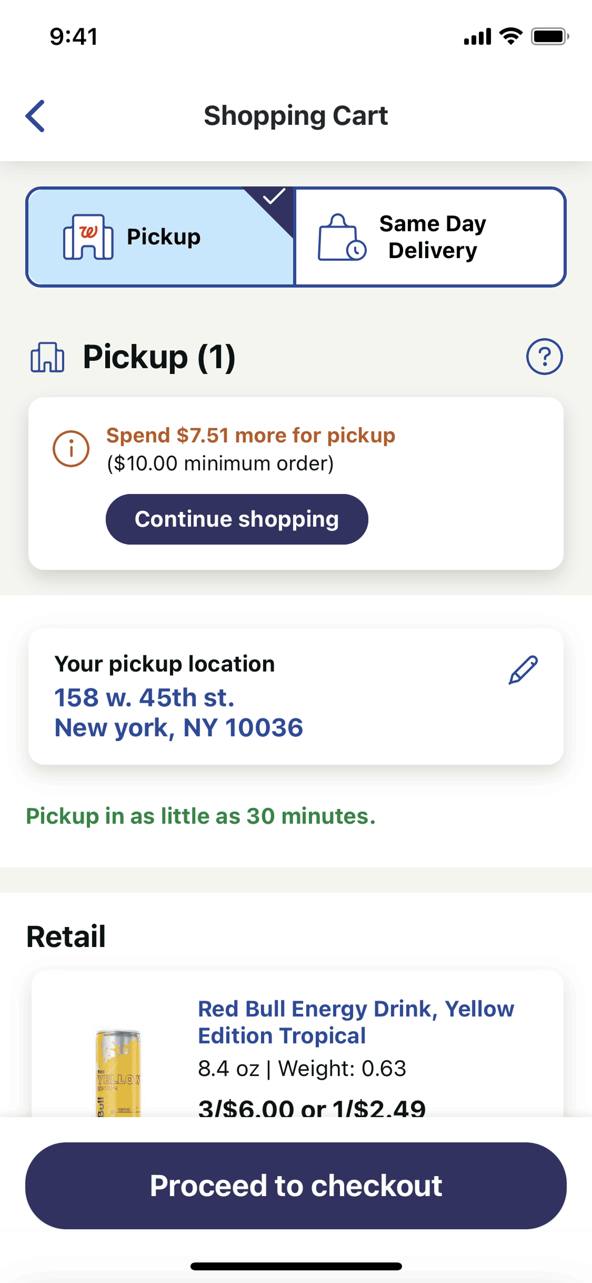 Walgreens iOS Shopping interface screenshot 9