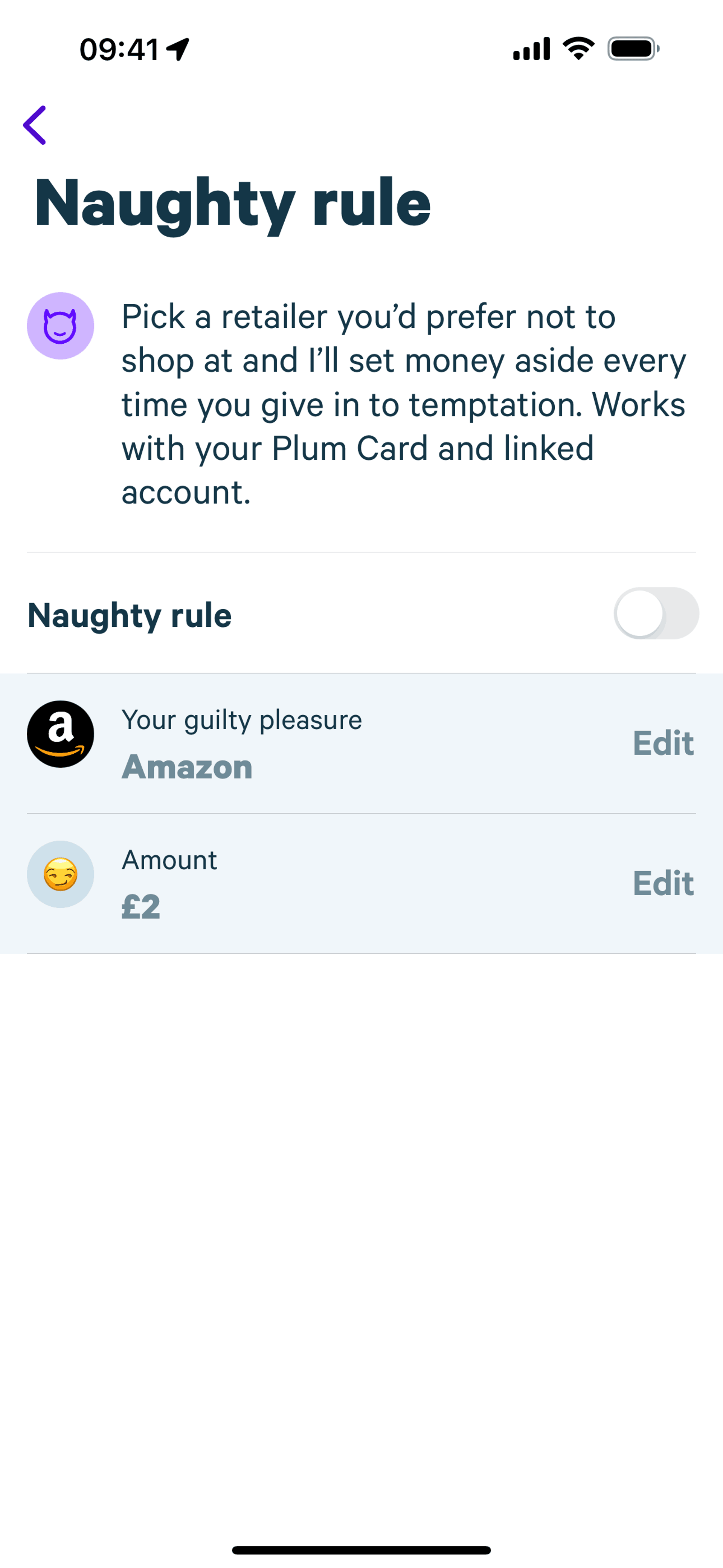 Plum iOS Finance interface screenshot 17