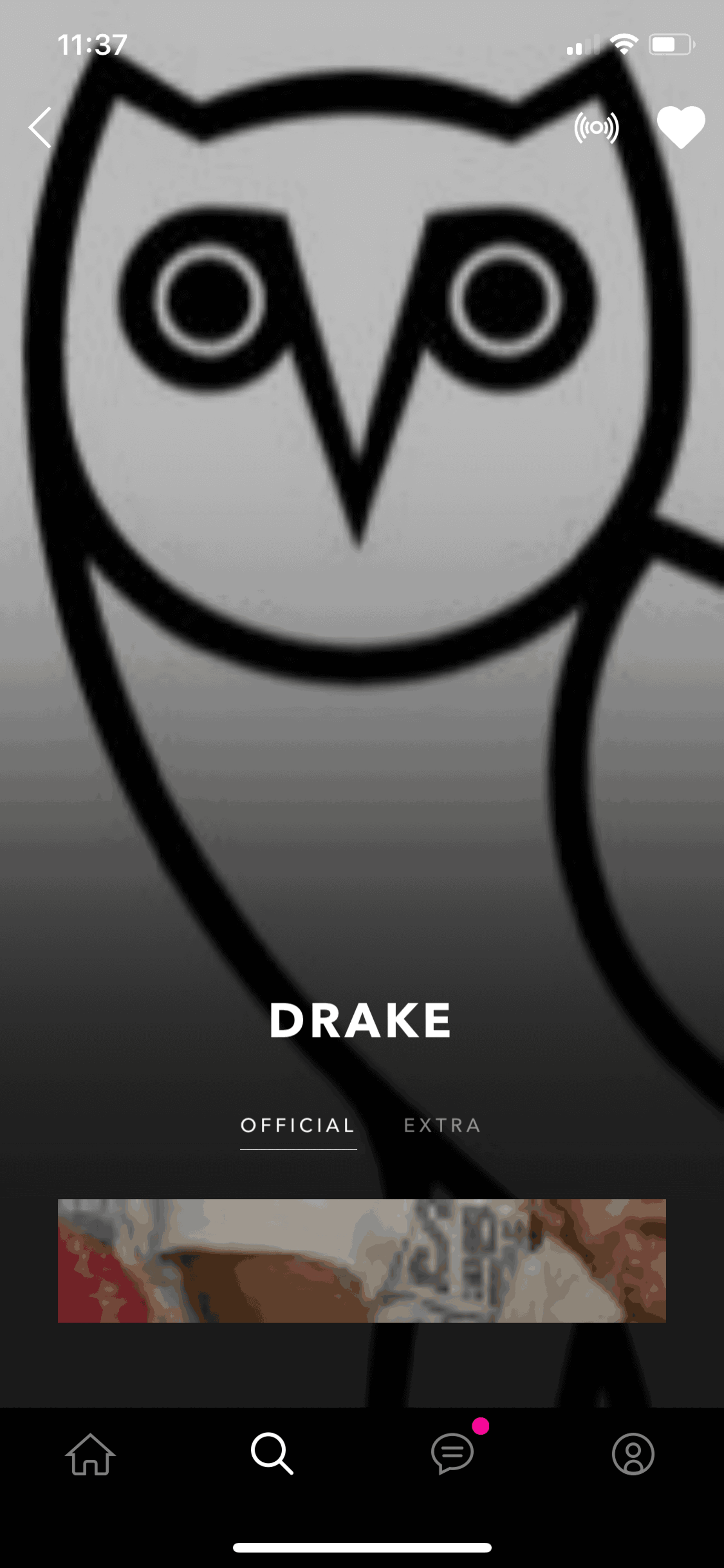 Vevo iOS Music & Audio interface screenshot 23