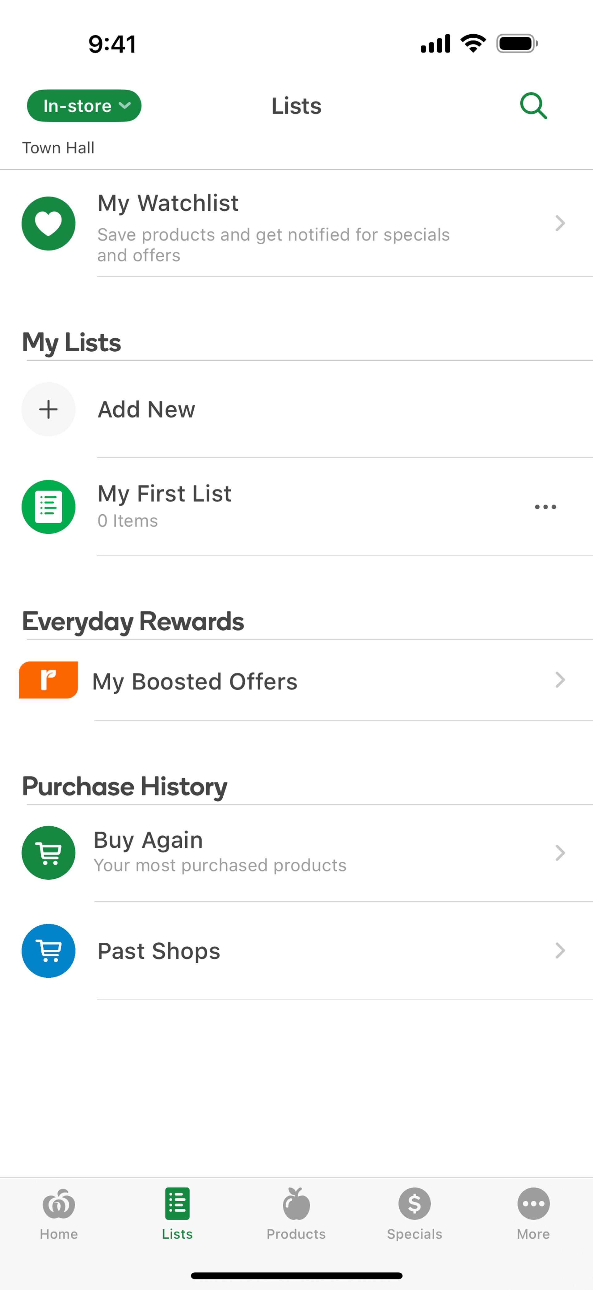 Woolworths iOS Shopping interface screenshot 15