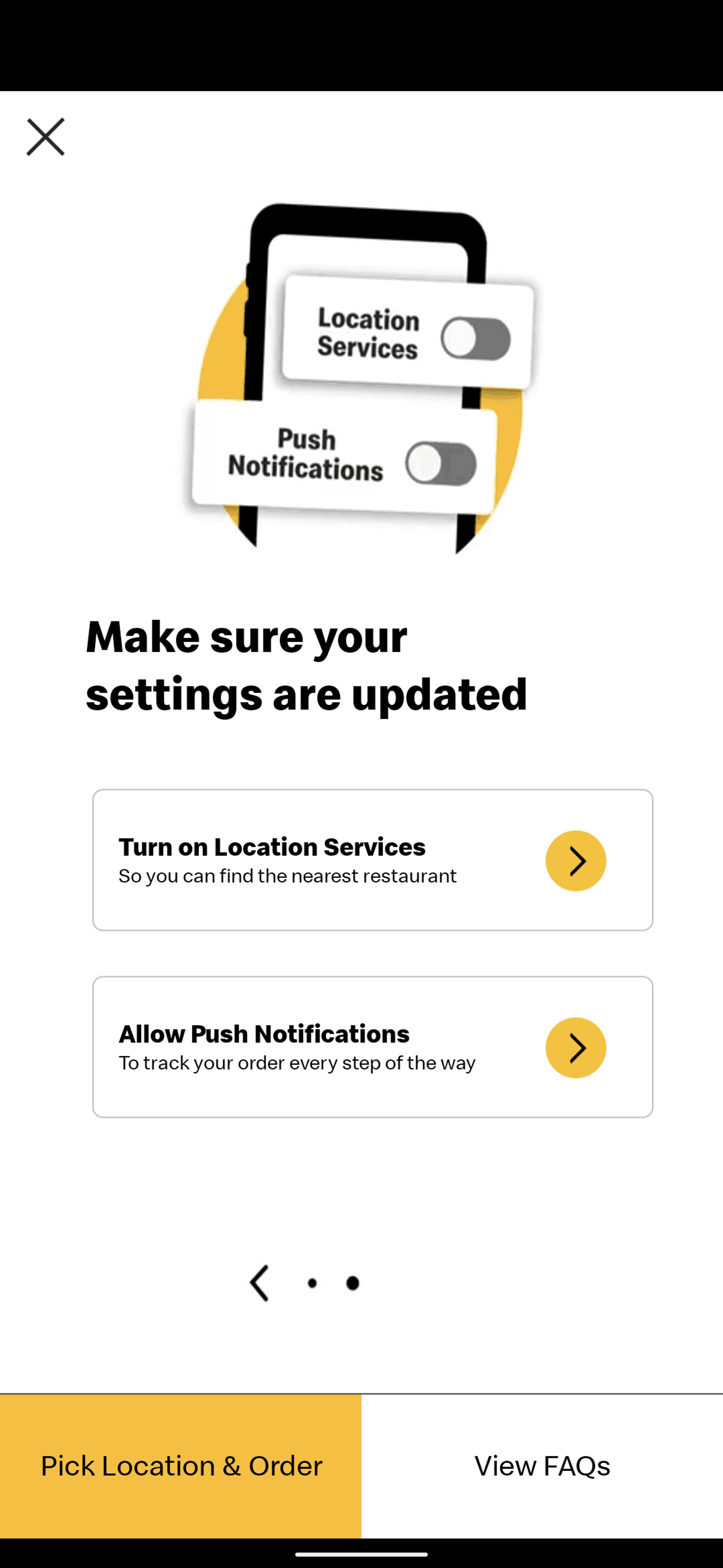 McDonald's Android Food & Drink interface screenshot 22