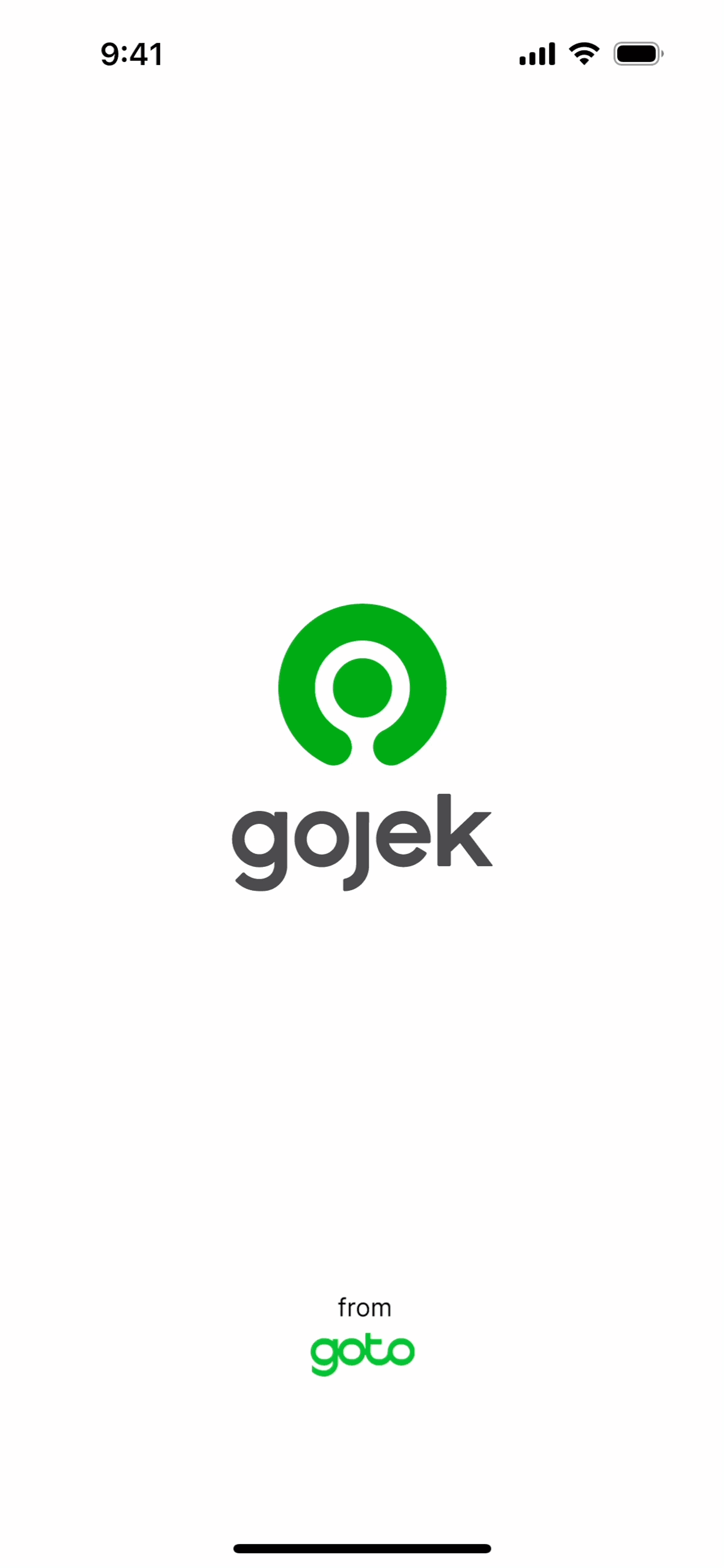 Gojek iOS Travel & Transportation interface screenshot 1