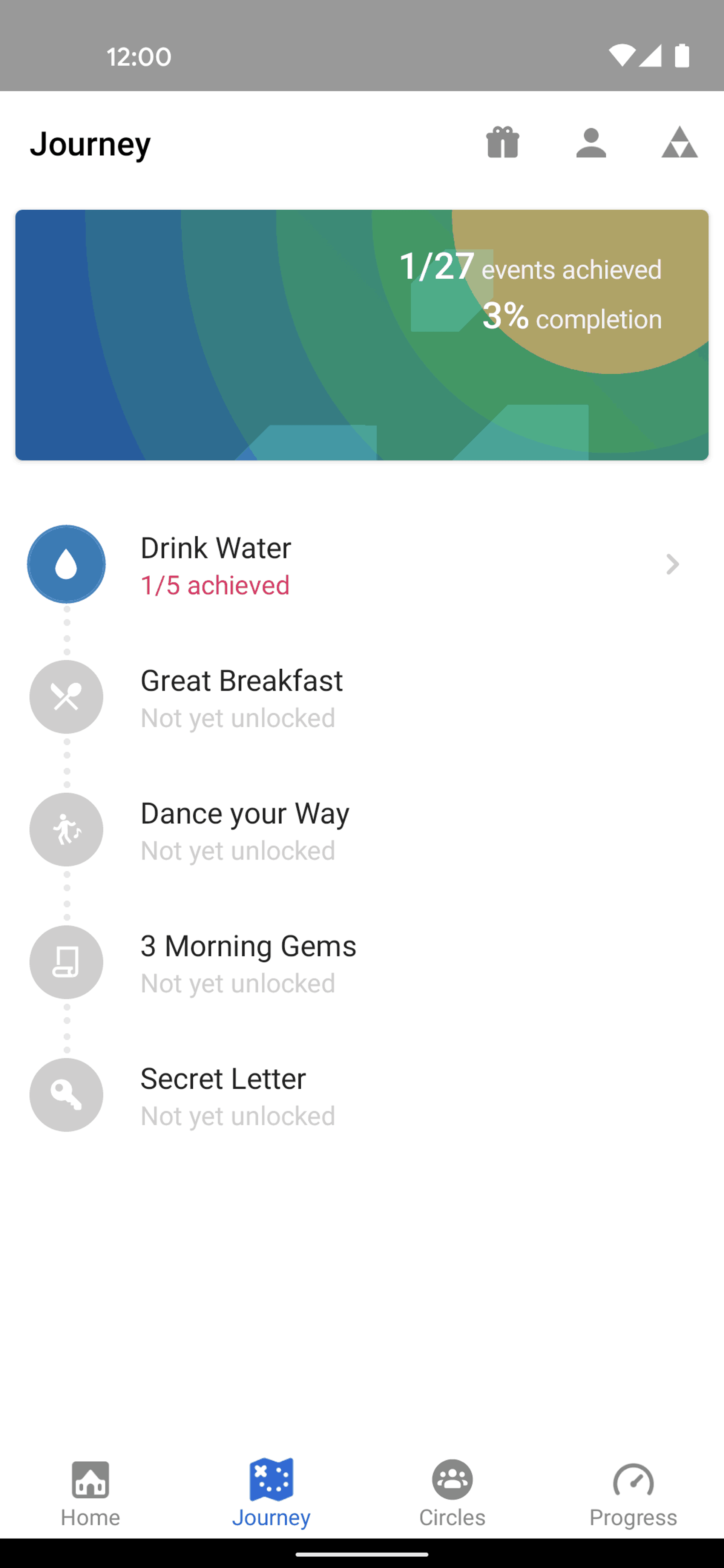 Fabulous Android Health & Fitness interface screenshot 2