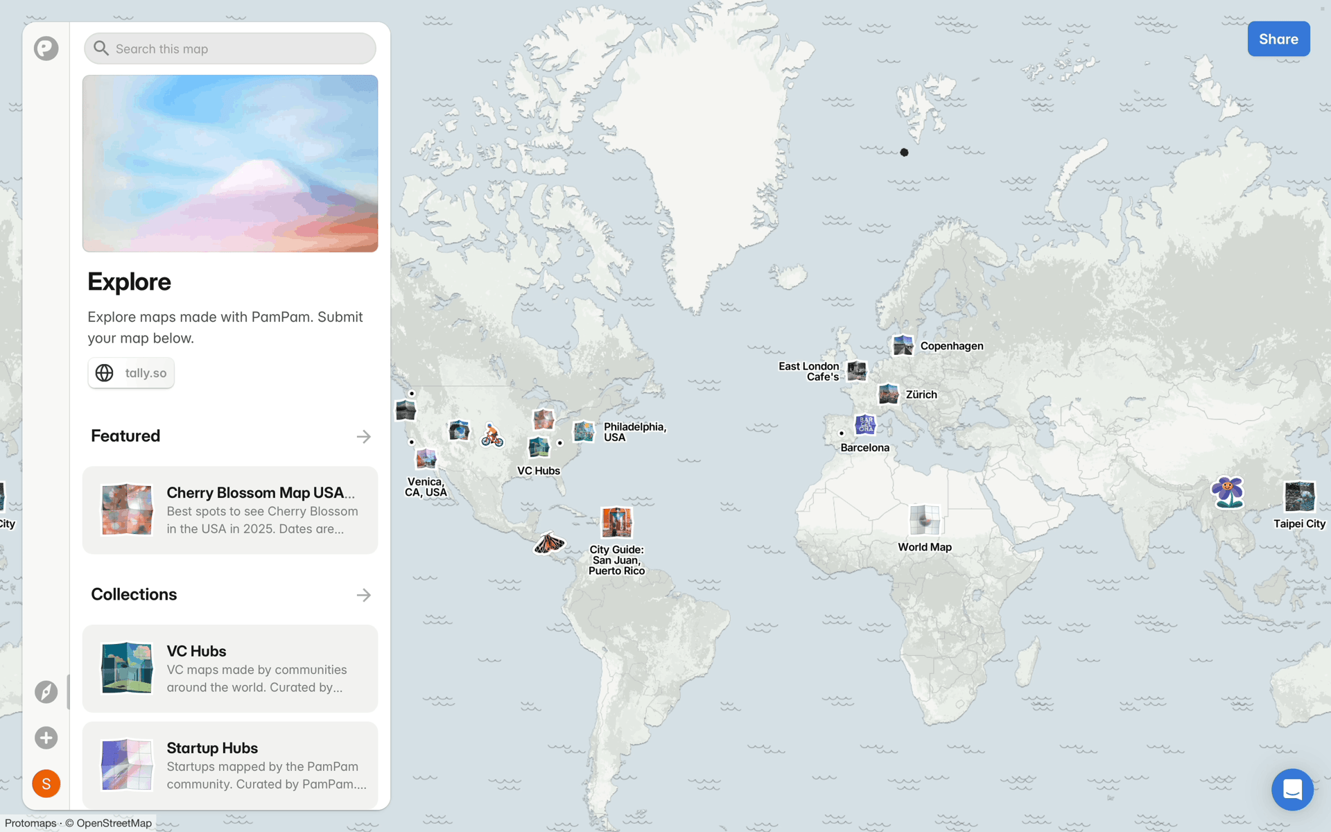 PamPam Web AI interface screenshot 8