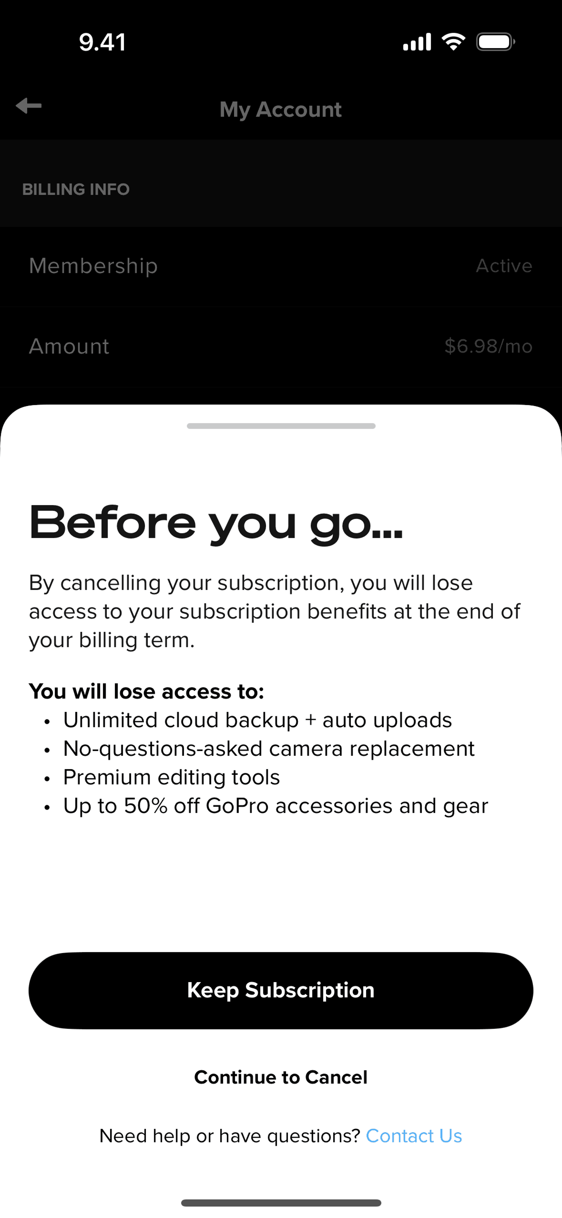 GoPro Quik iOS Photo & Video interface screenshot 15