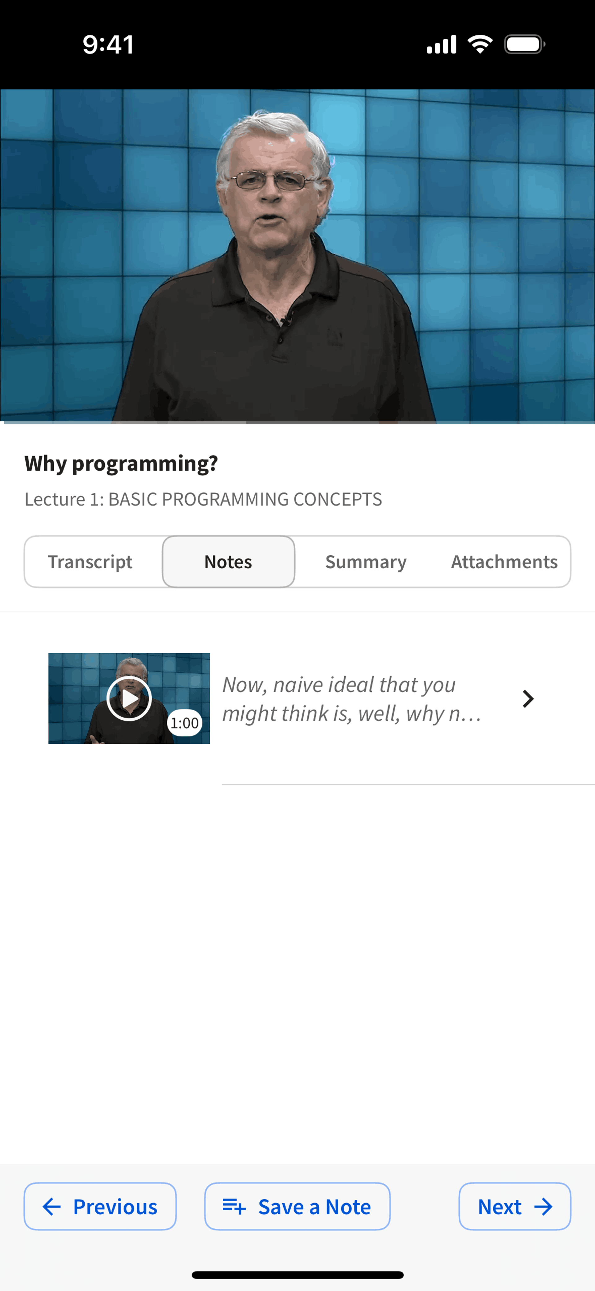 Coursera iOS Education interface screenshot 11