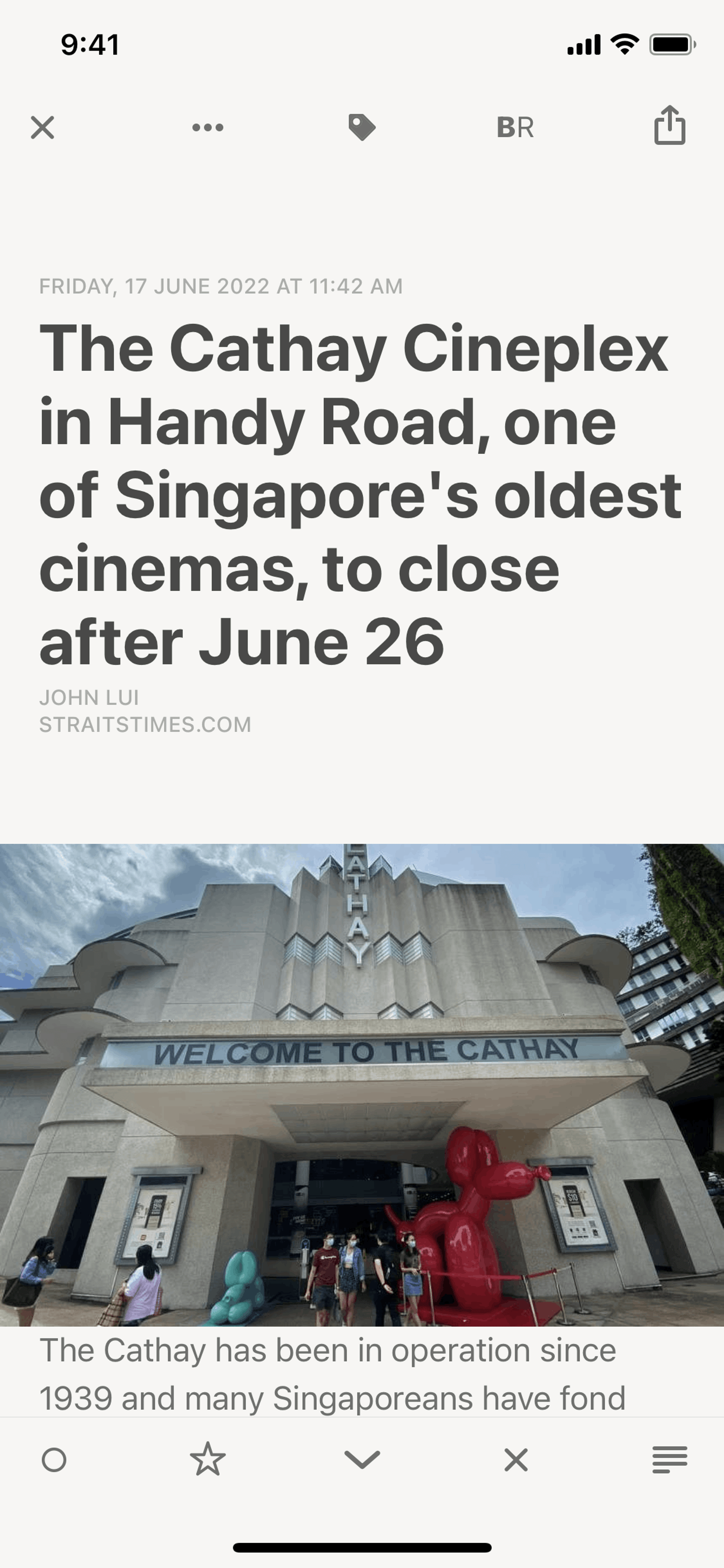 Reeder 5 iOS News interface screenshot 19