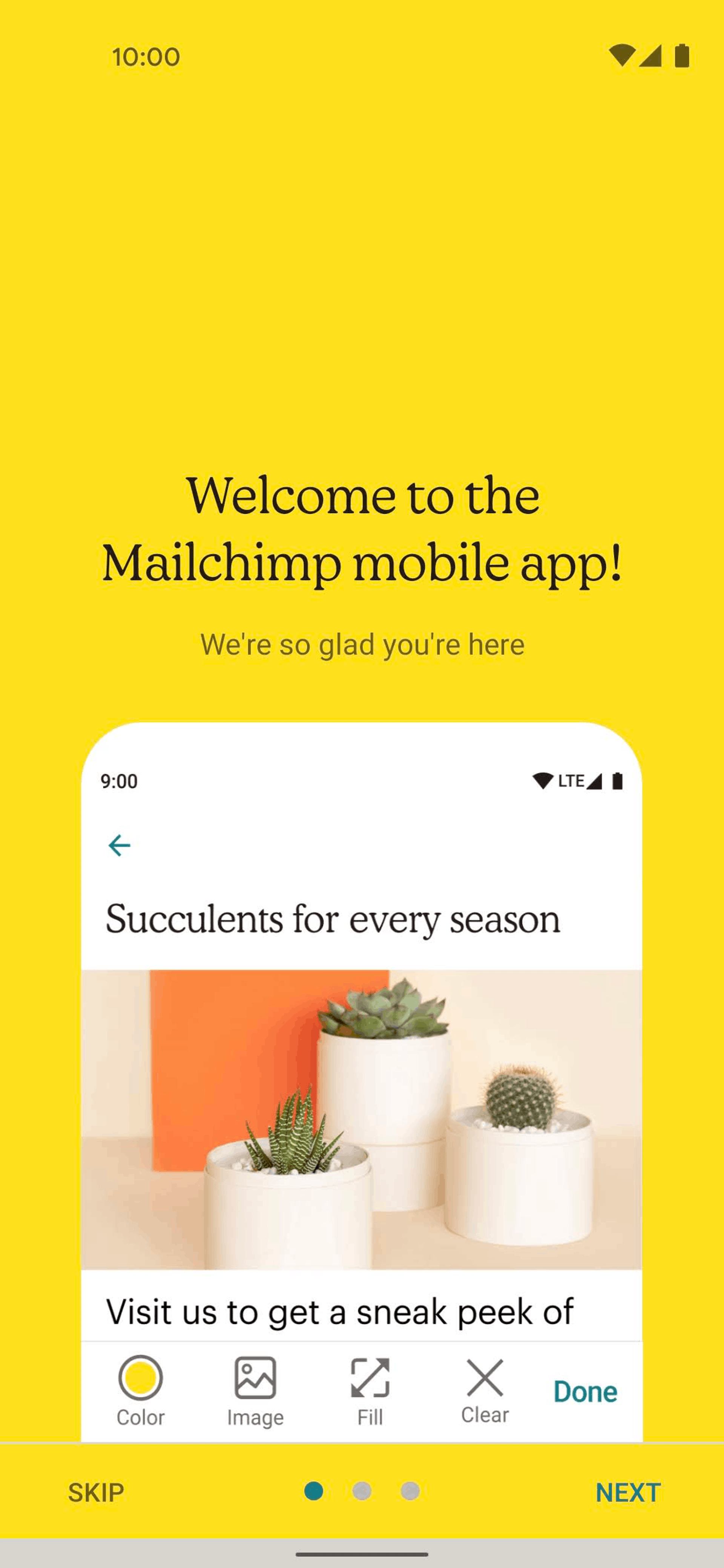 Mailchimp Android Business interface screenshot 5