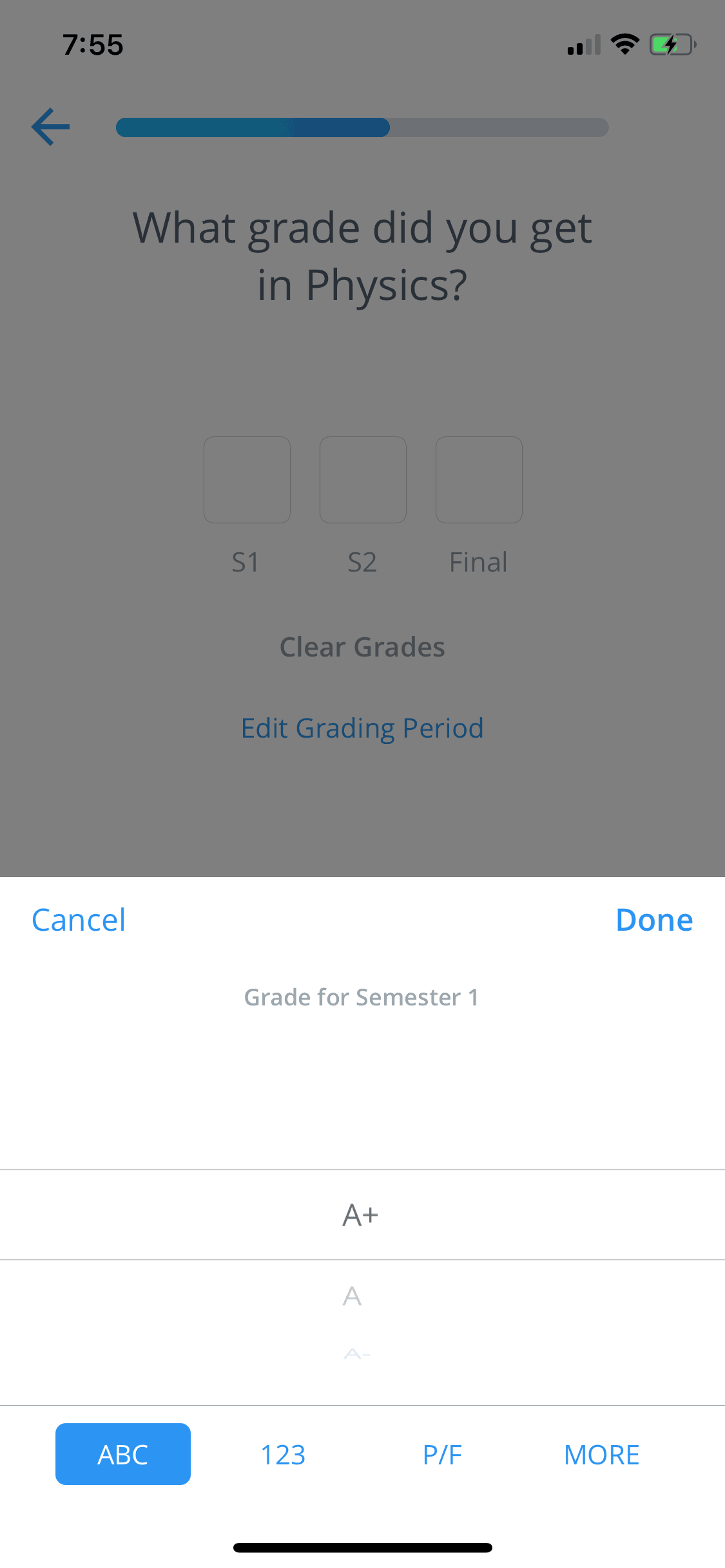 RaiseMe iOS Education interface screenshot 14