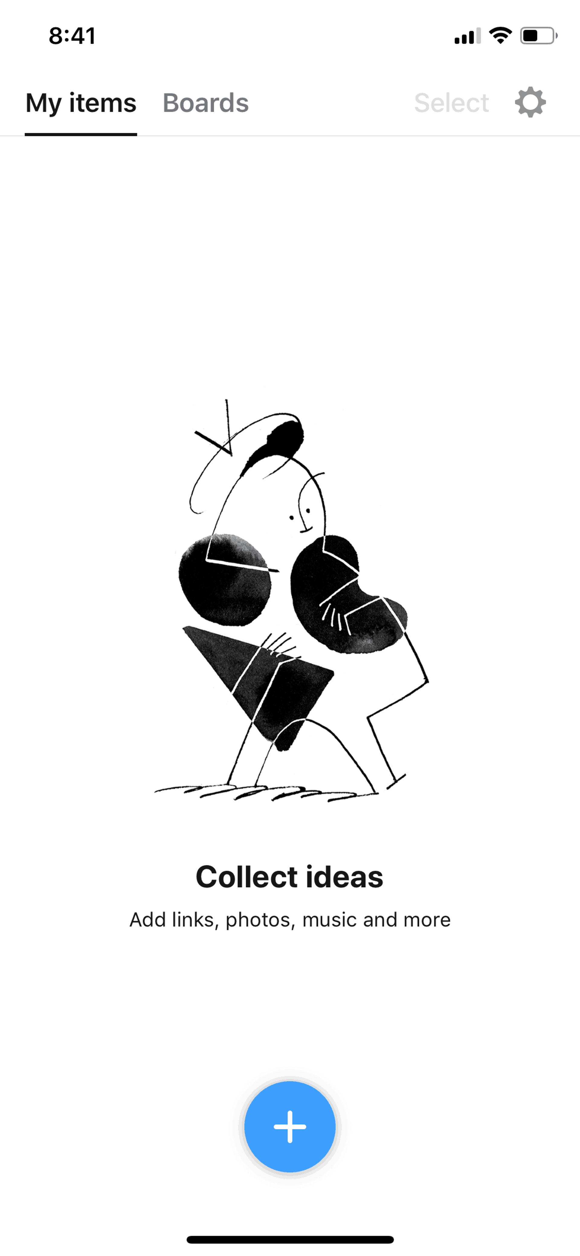 Collect iOS Productivity interface screenshot 5