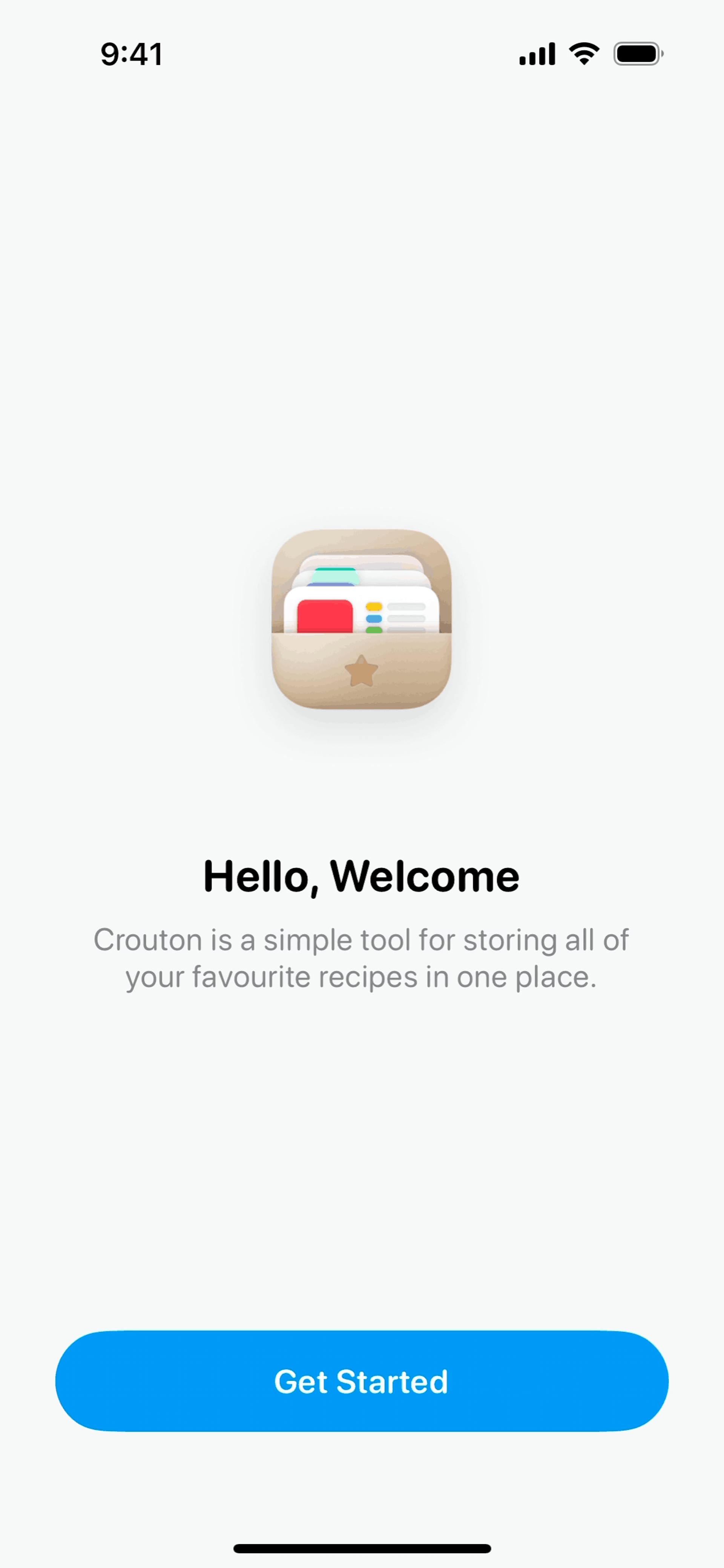 Crouton iOS Food & Drink interface screenshot 1