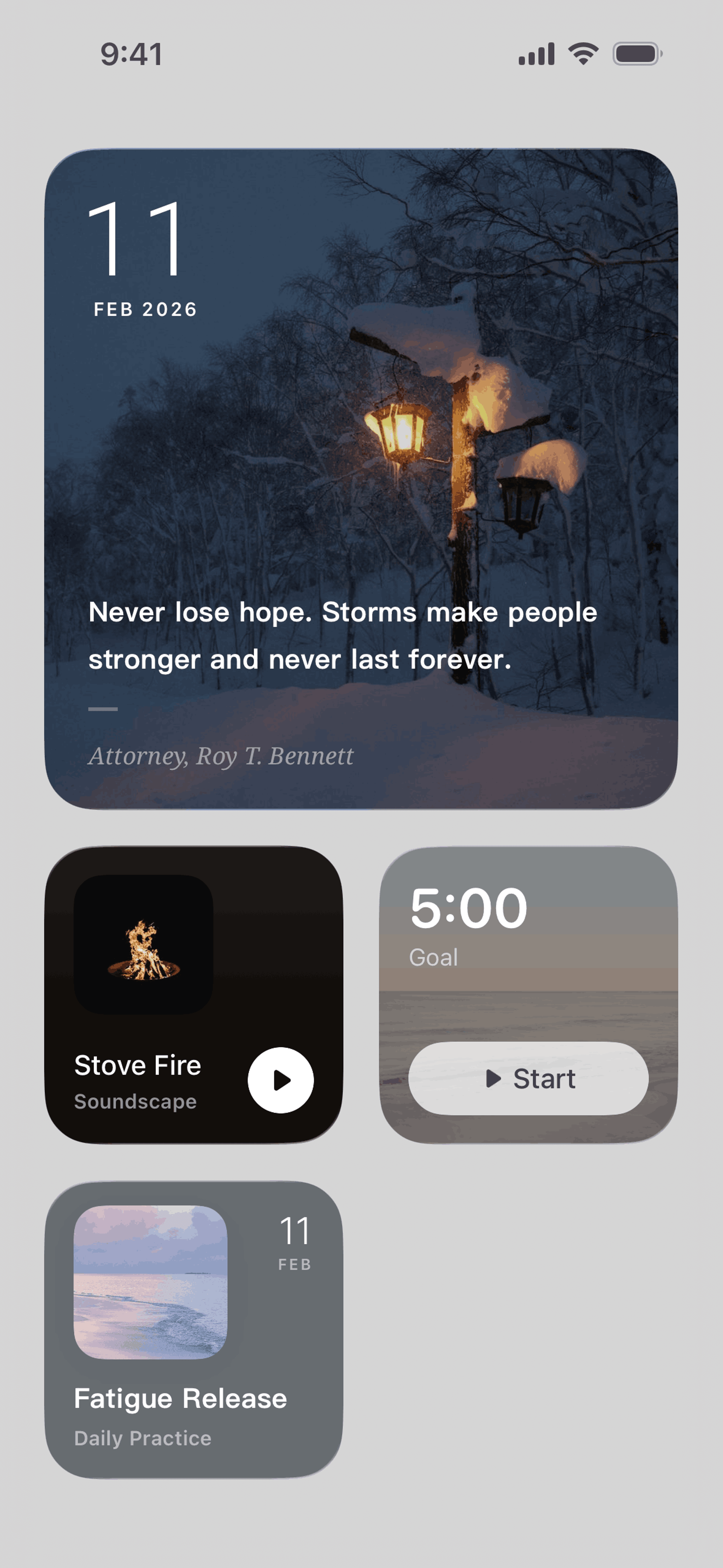 TIDE iOS Health & Fitness interface screenshot 4
