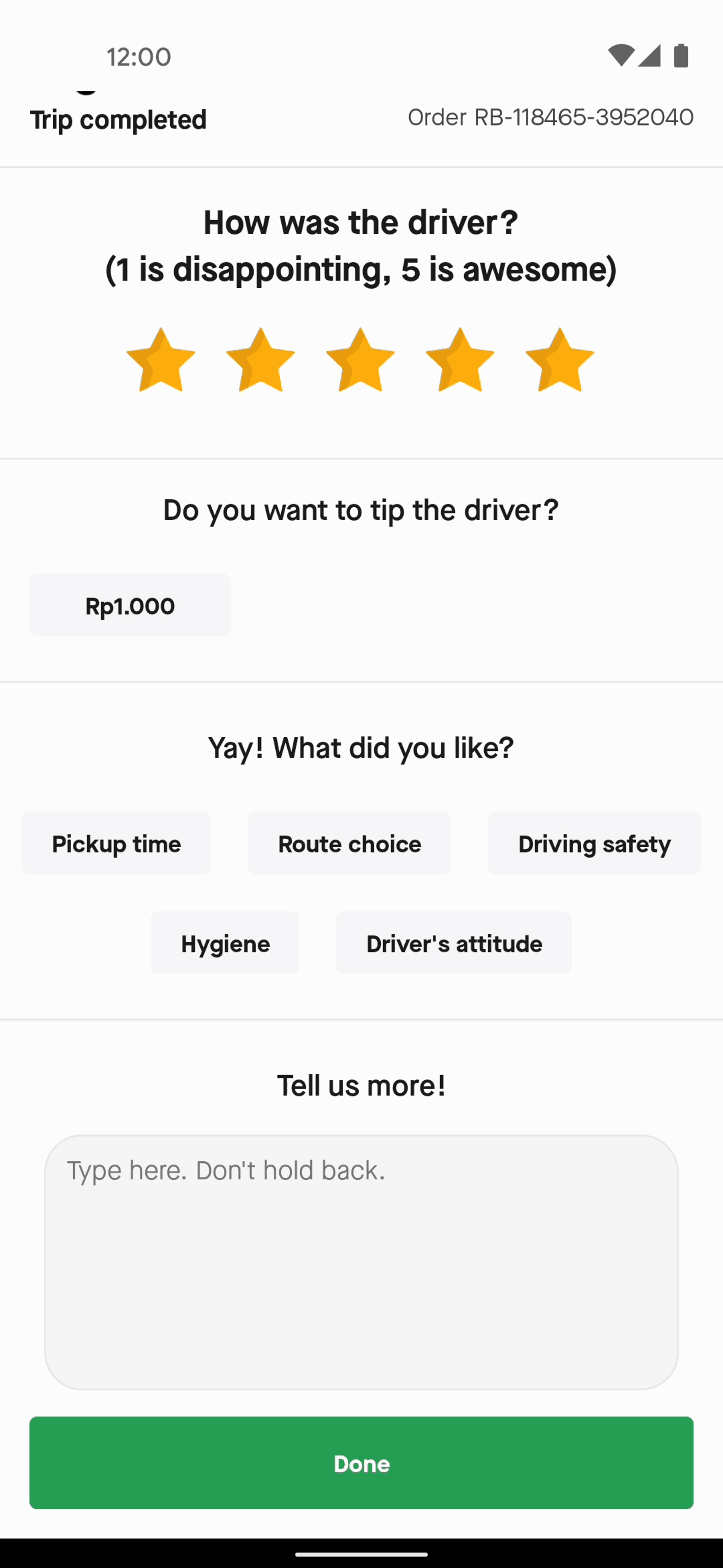 Gojek Android Travel & Transportation interface screenshot 13