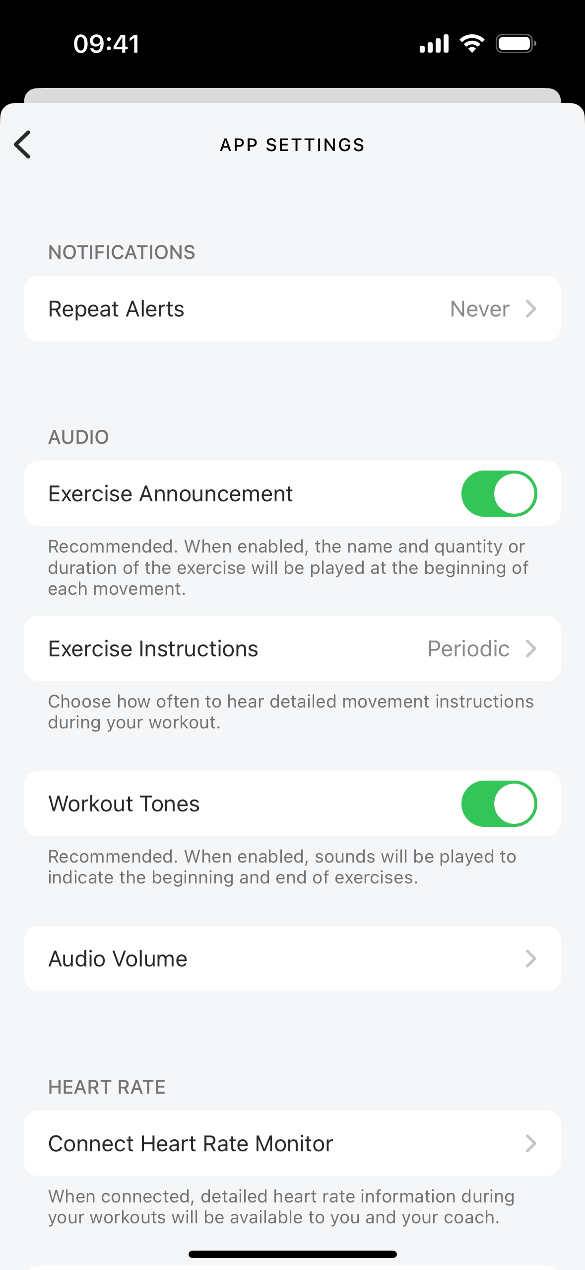 Future iOS Sports interface screenshot 4