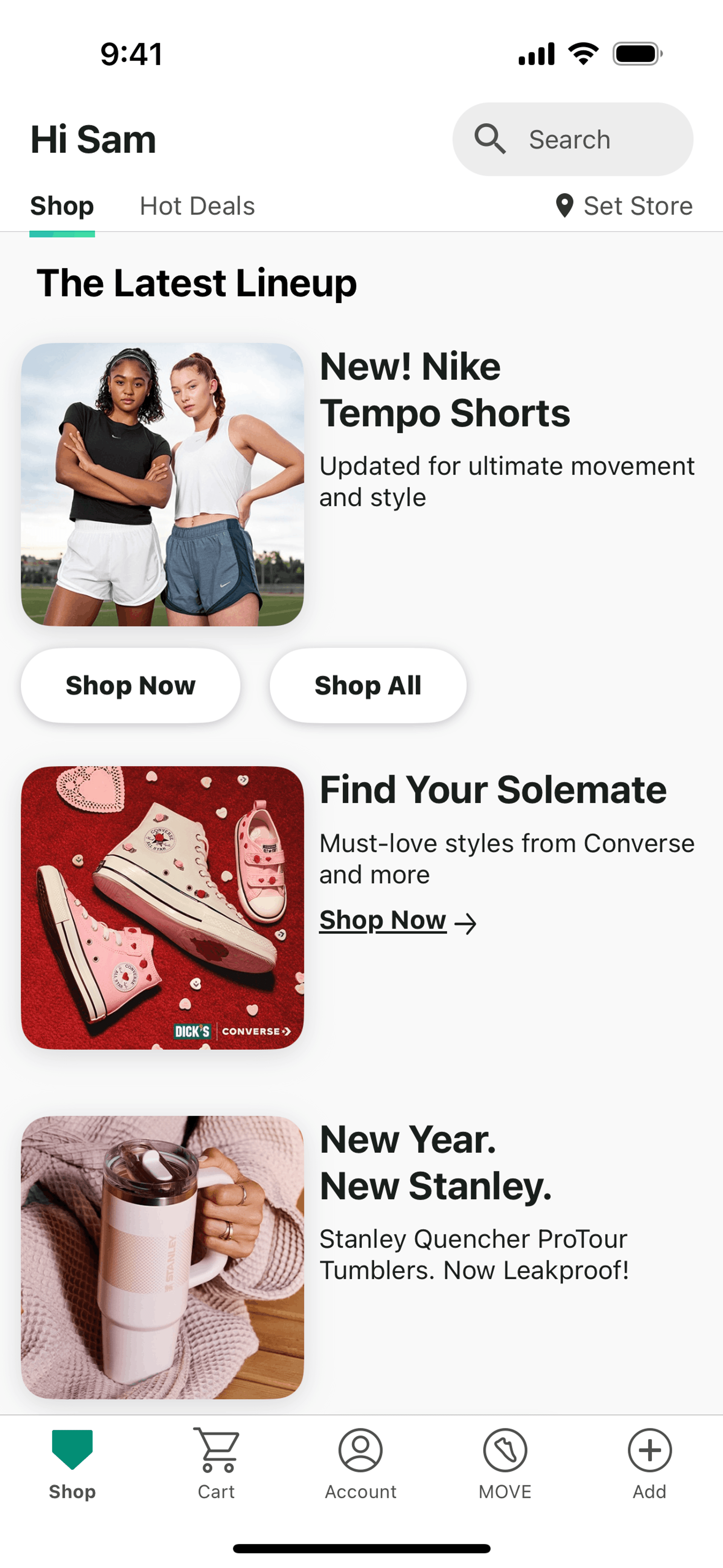 DICK’S Sporting Goods iOS Shopping interface screenshot 17