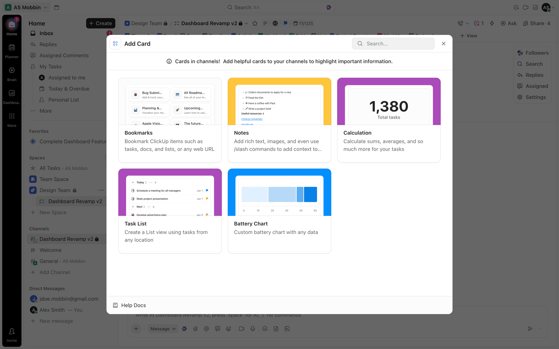ClickUp Web Business interface screenshot 21