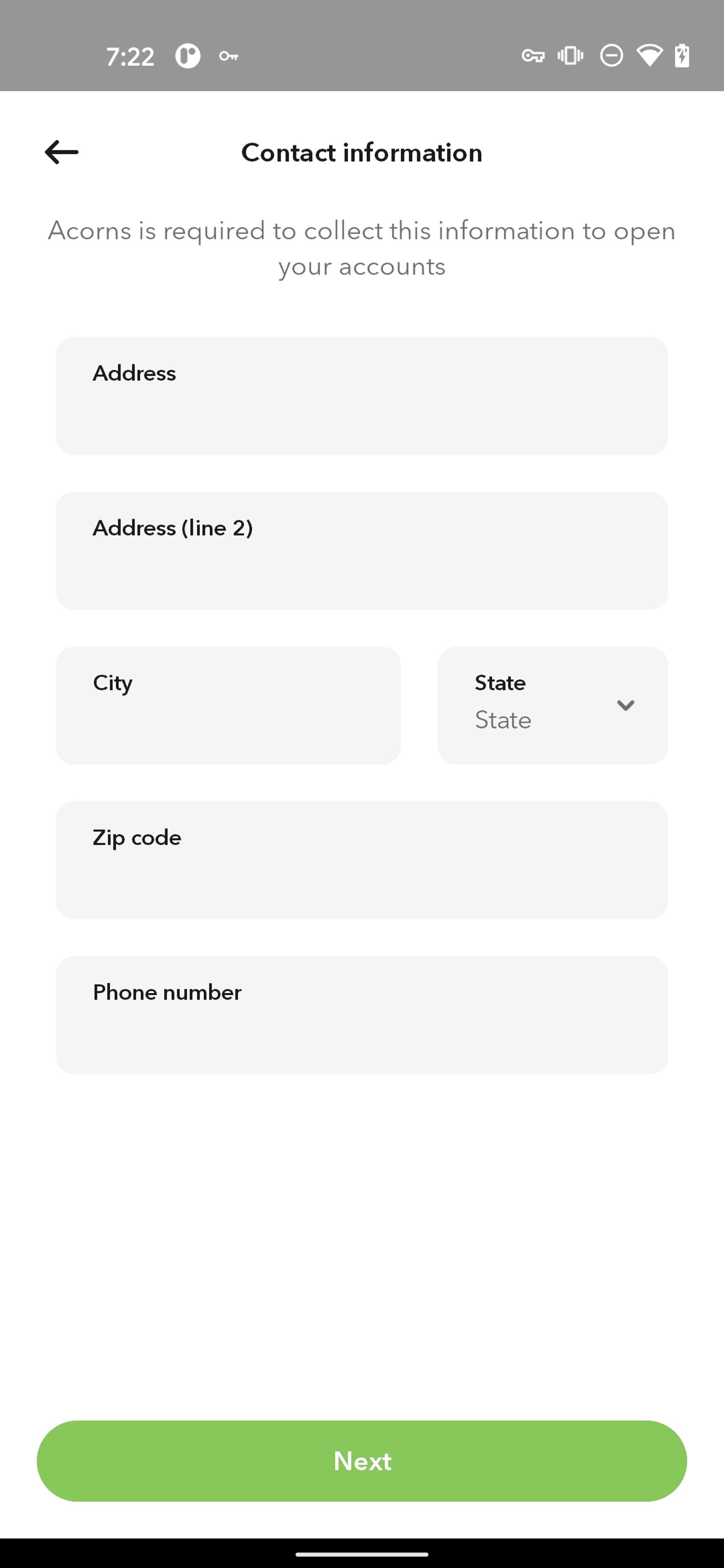 Acorns Android Finance interface screenshot 14