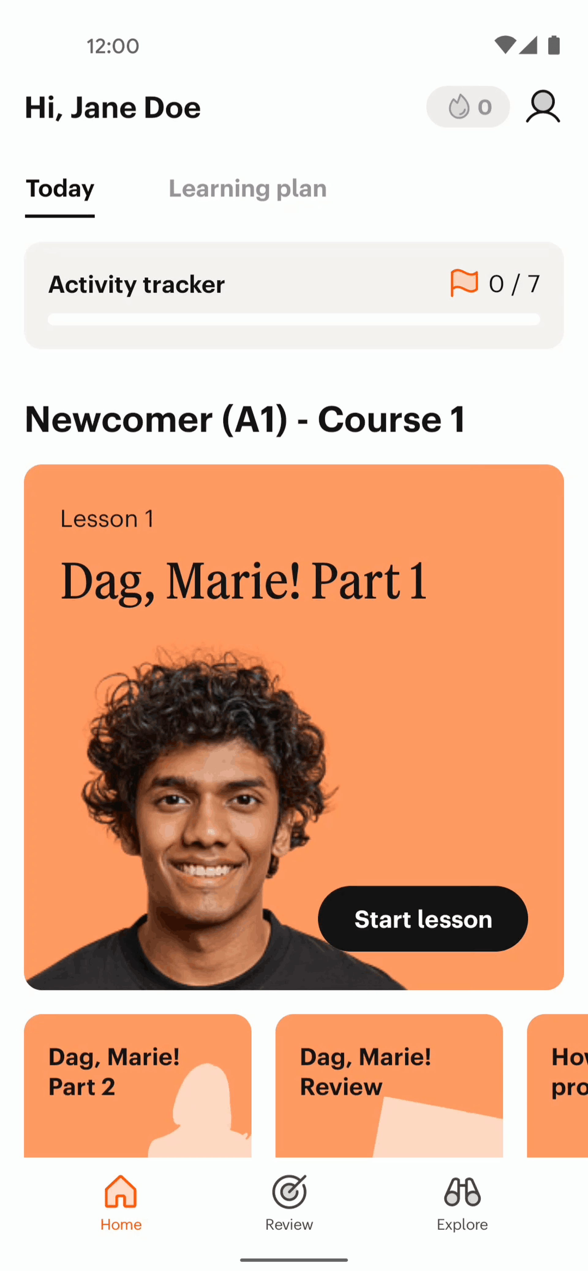 Babbel Android Education interface screenshot 7
