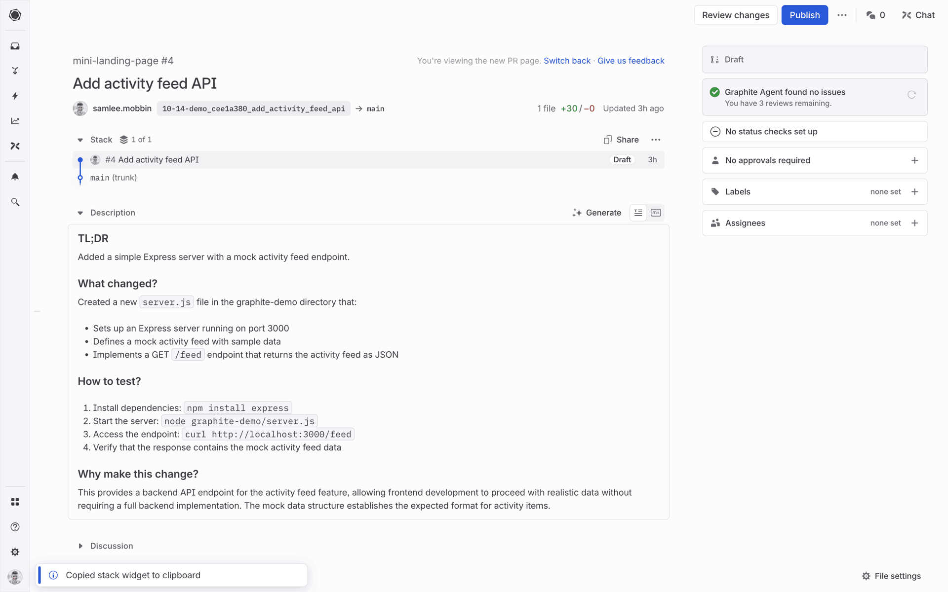 Graphite Web Developer Tools interface screenshot 10