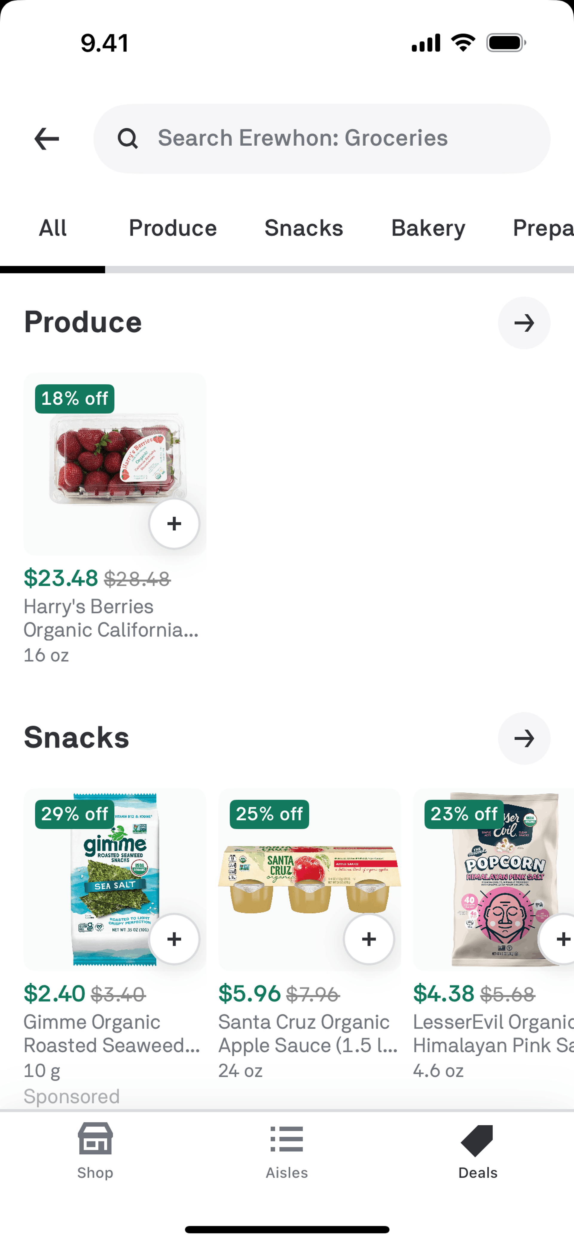 Postmates iOS Food & Drink interface screenshot 4