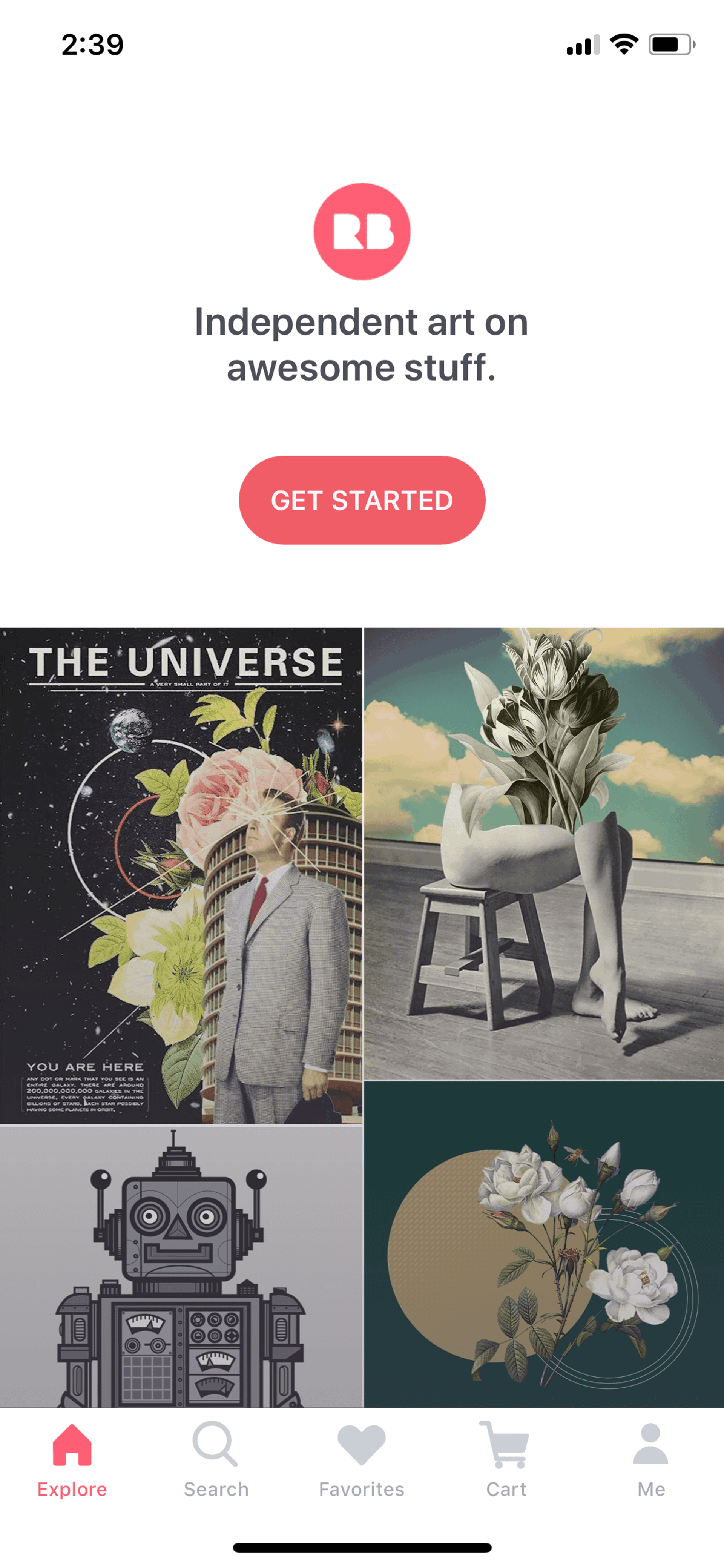 Redbubble iOS Shopping interface screenshot 7