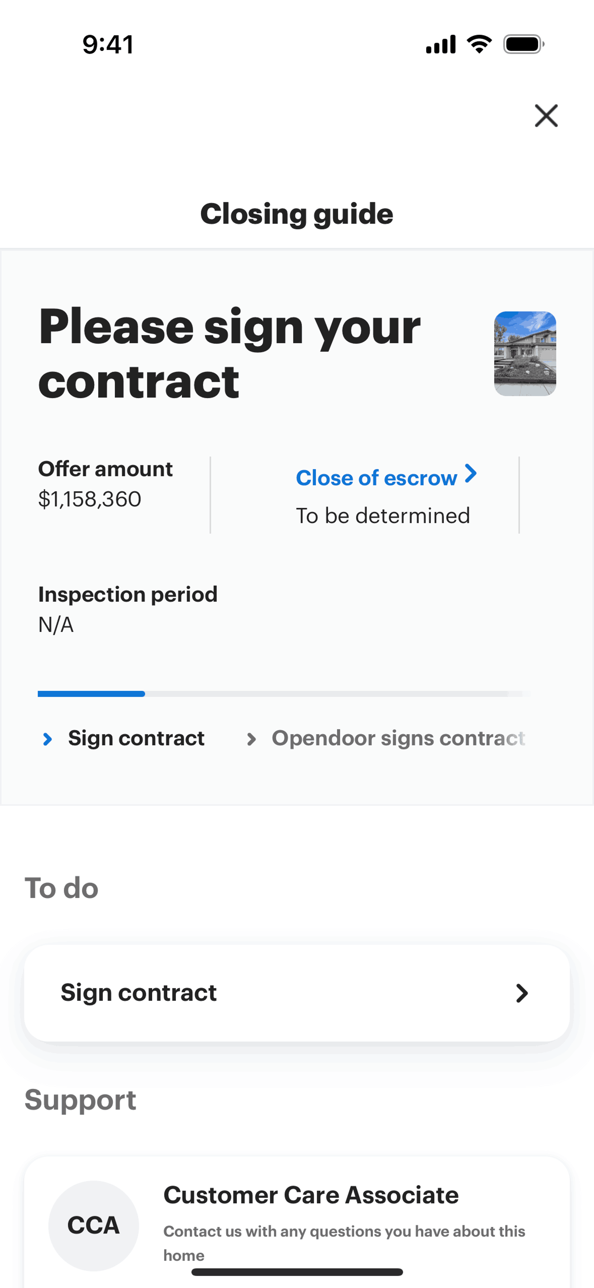 Opendoor iOS Real Estate interface screenshot 24
