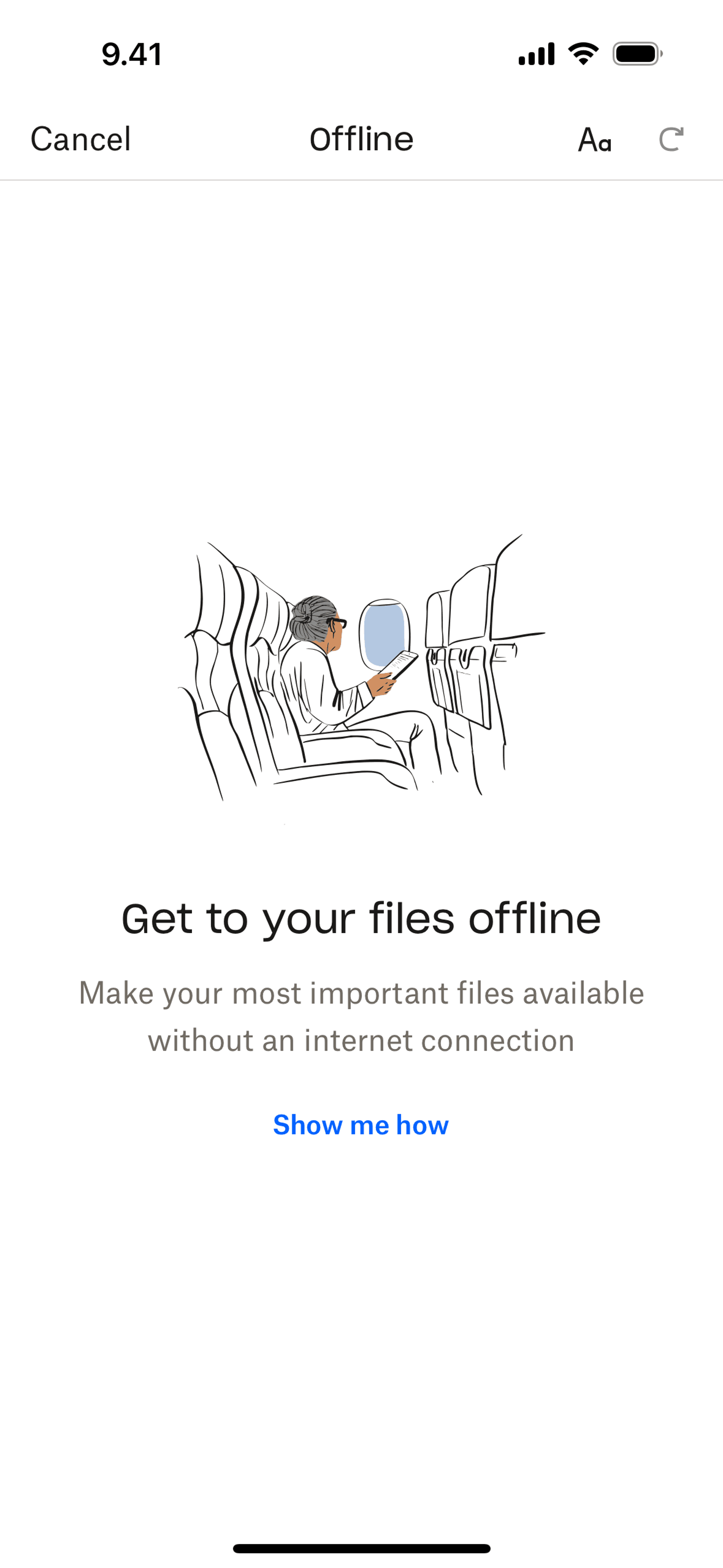 Dropbox iOS Productivity interface screenshot 21