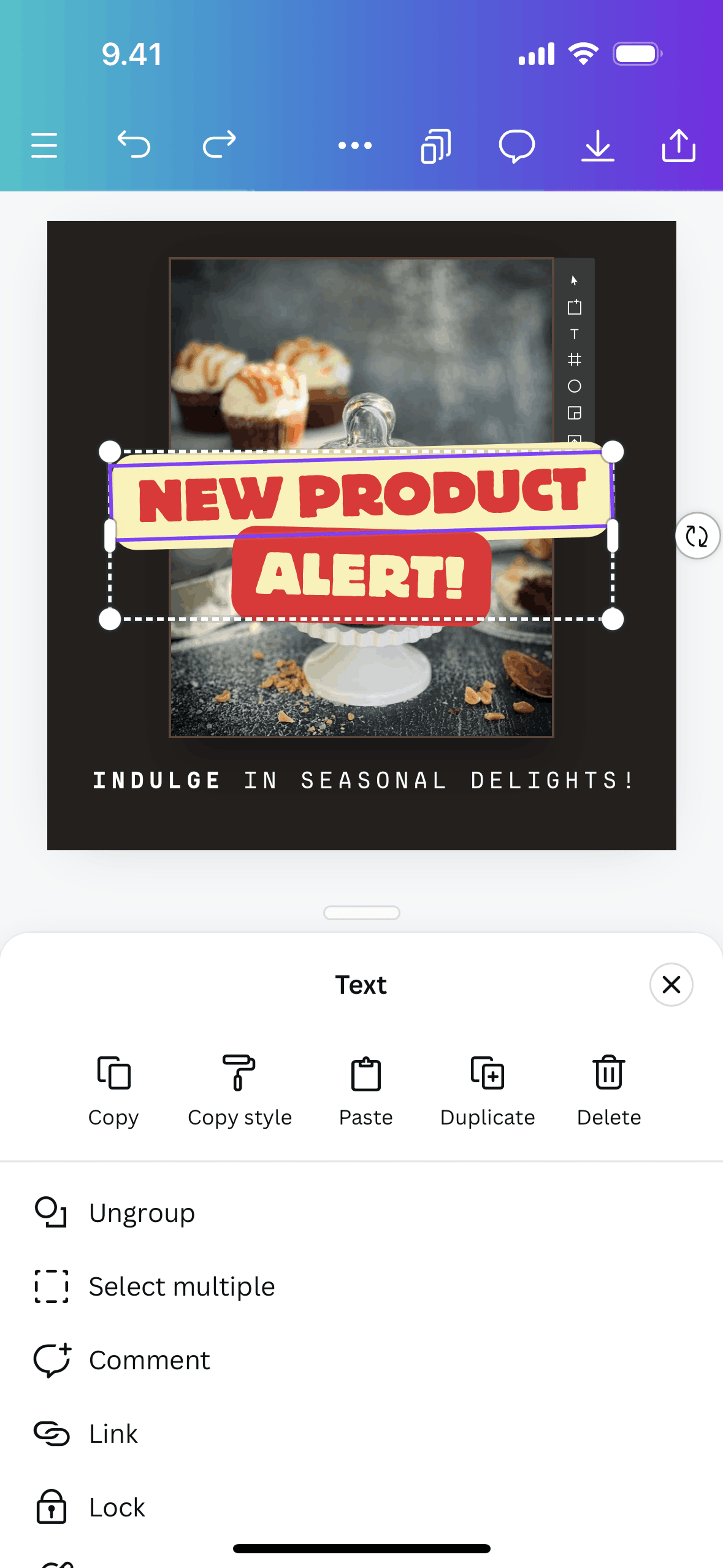 Canva iOS Photo & Video interface screenshot 16
