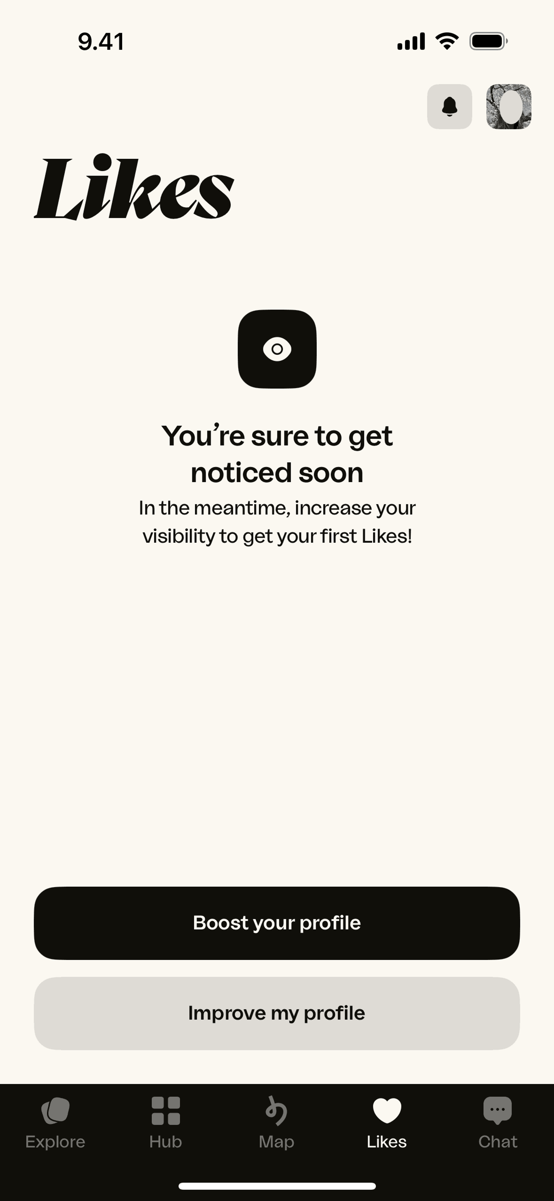 happn iOS Lifestyle interface screenshot 7