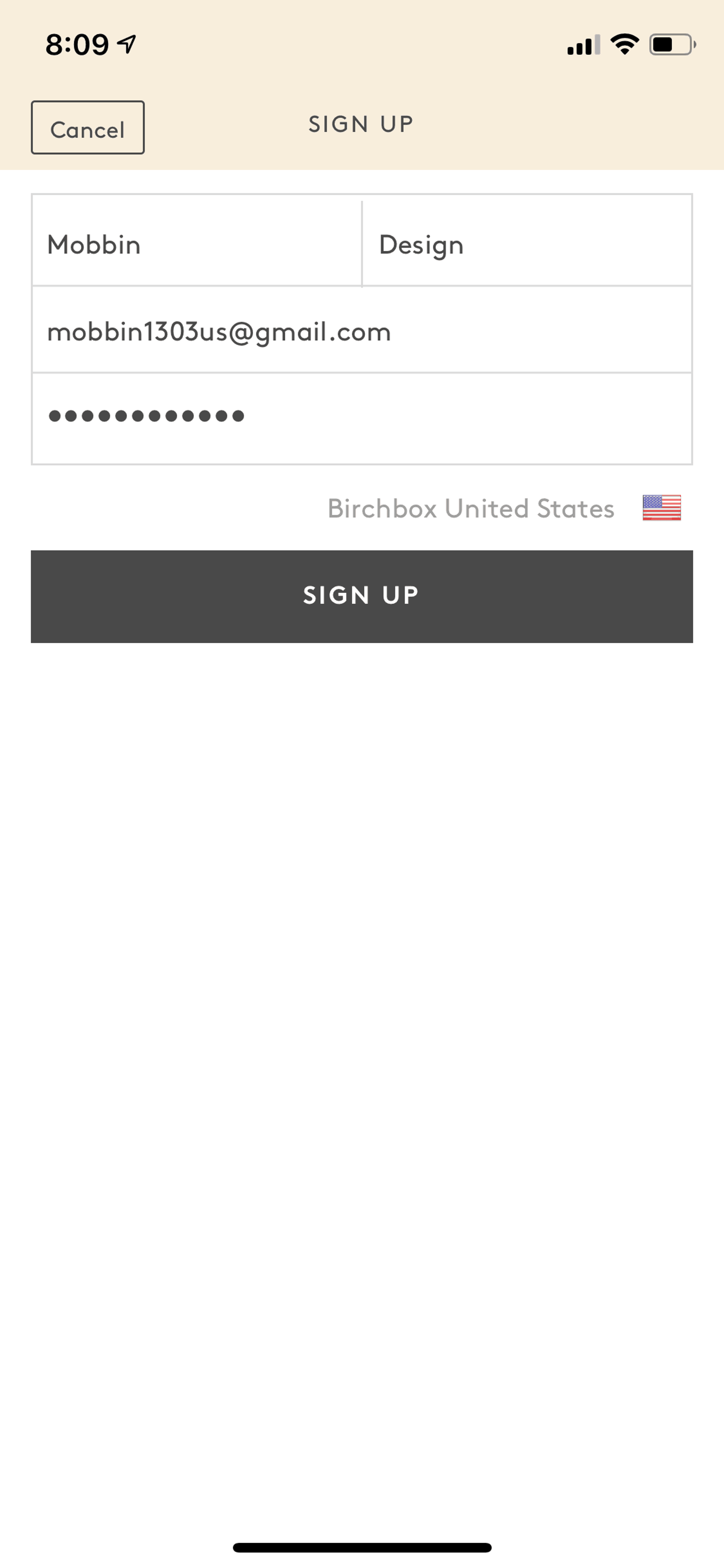 Birchbox iOS Shopping interface screenshot 11