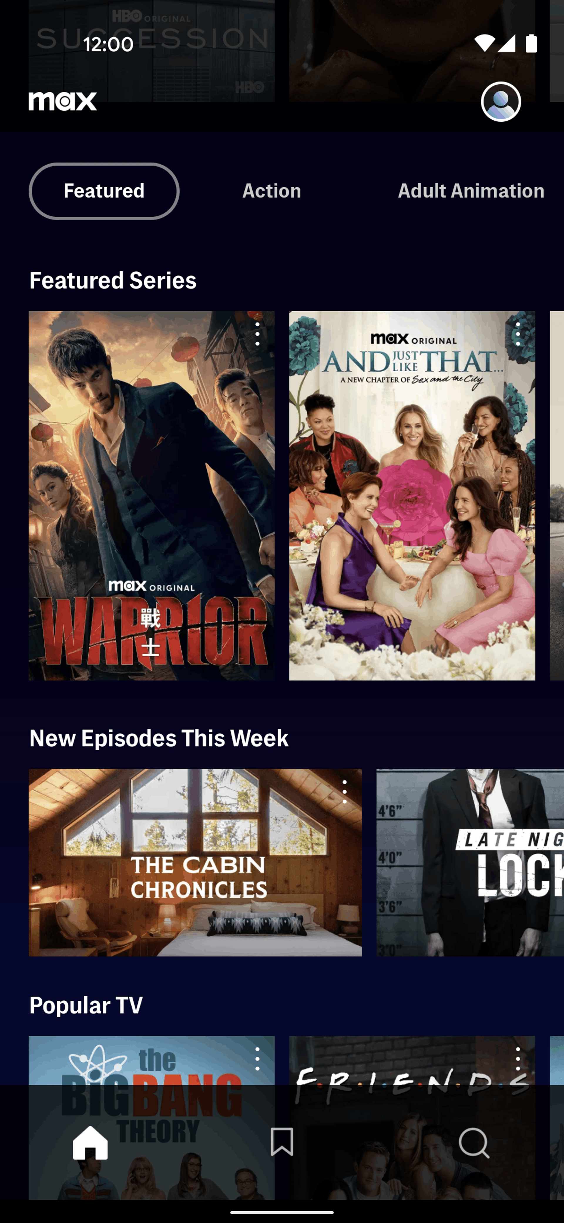 Max Android Entertainment interface screenshot 22