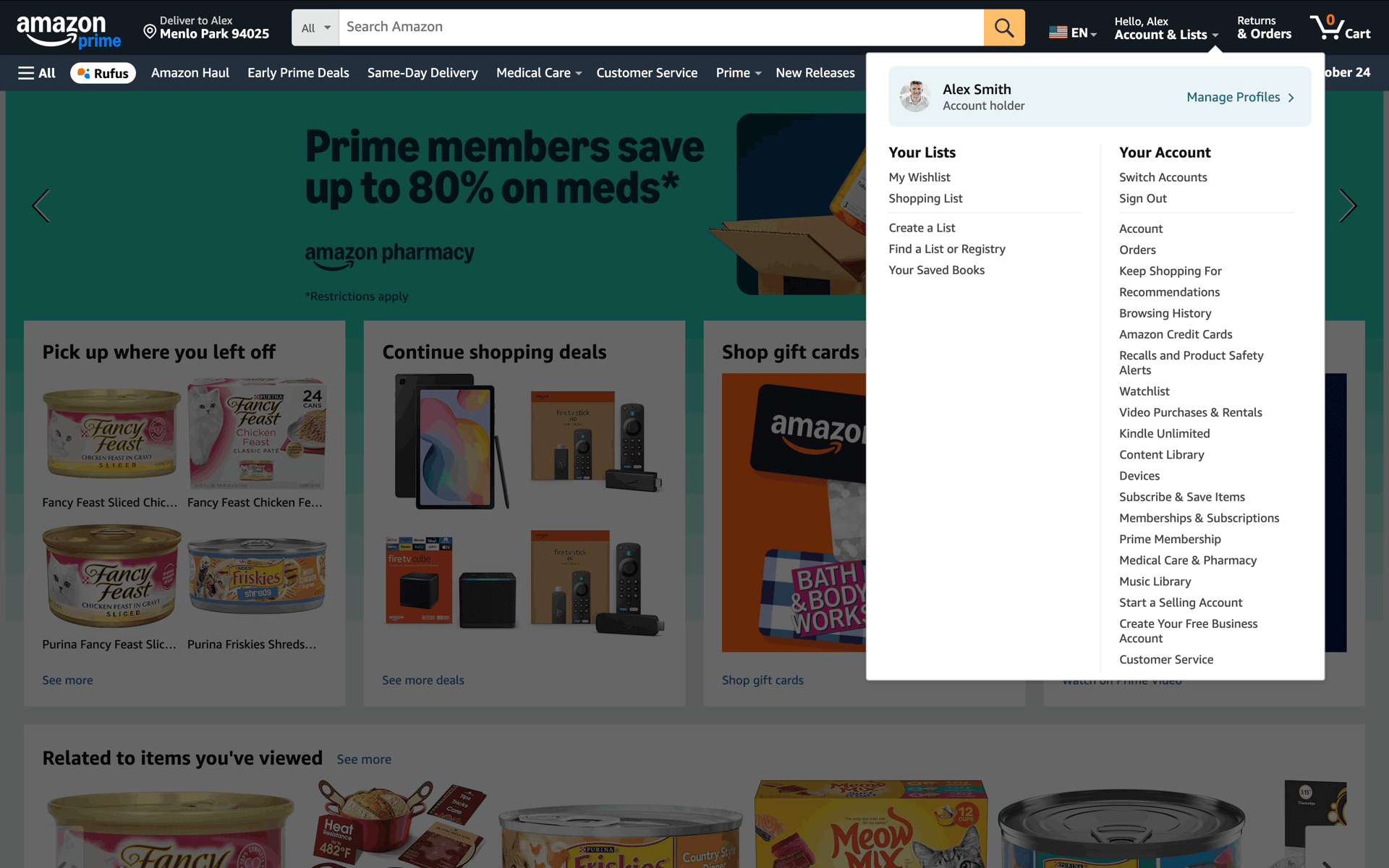 Amazon Web Shopping interface screenshot 6
