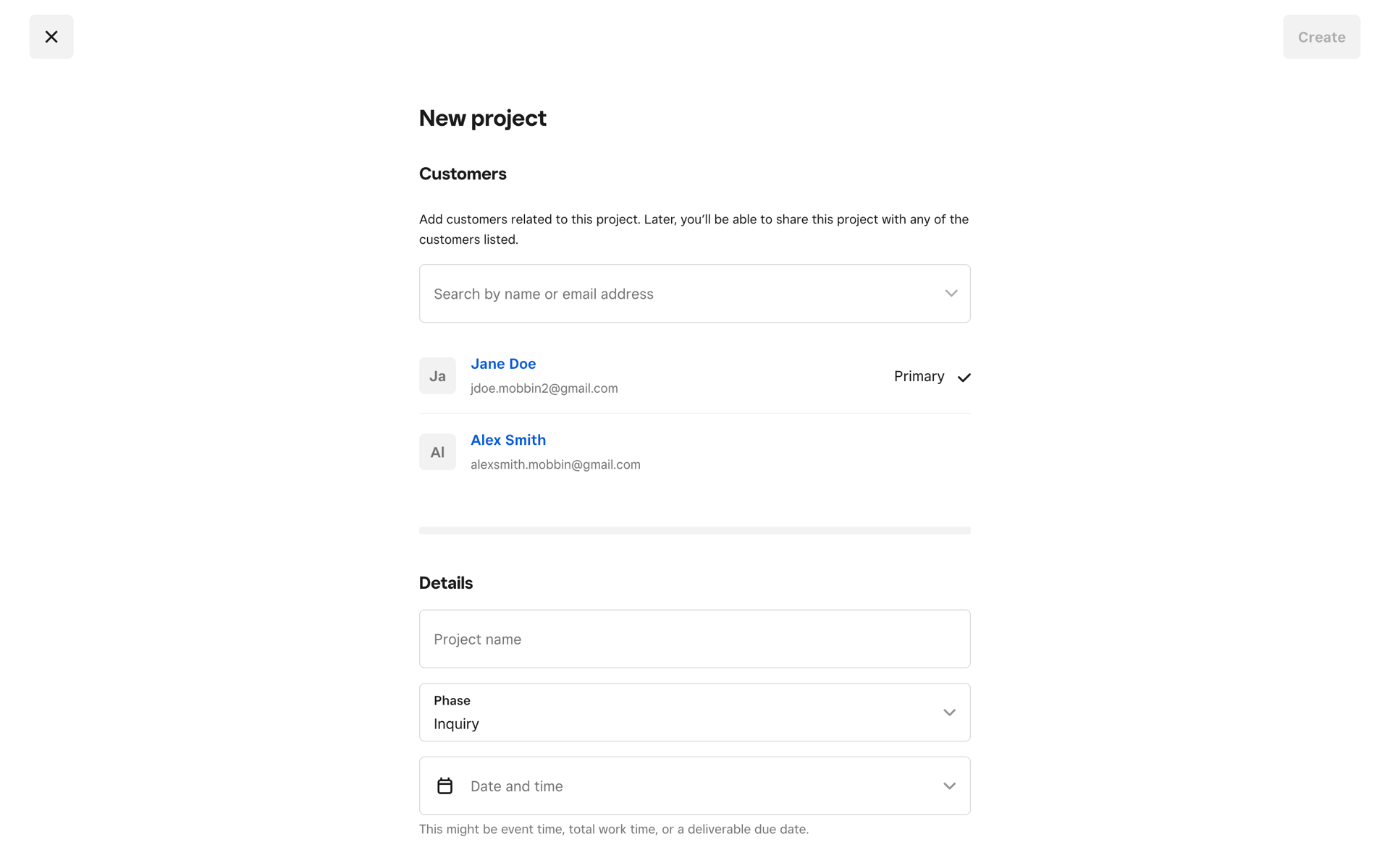 Square Web Finance interface screenshot 17